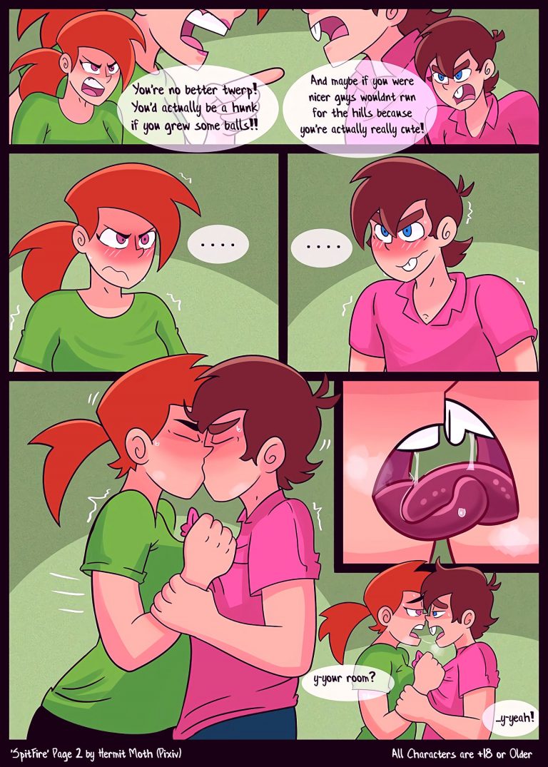 Spit fire porn comic picture 3