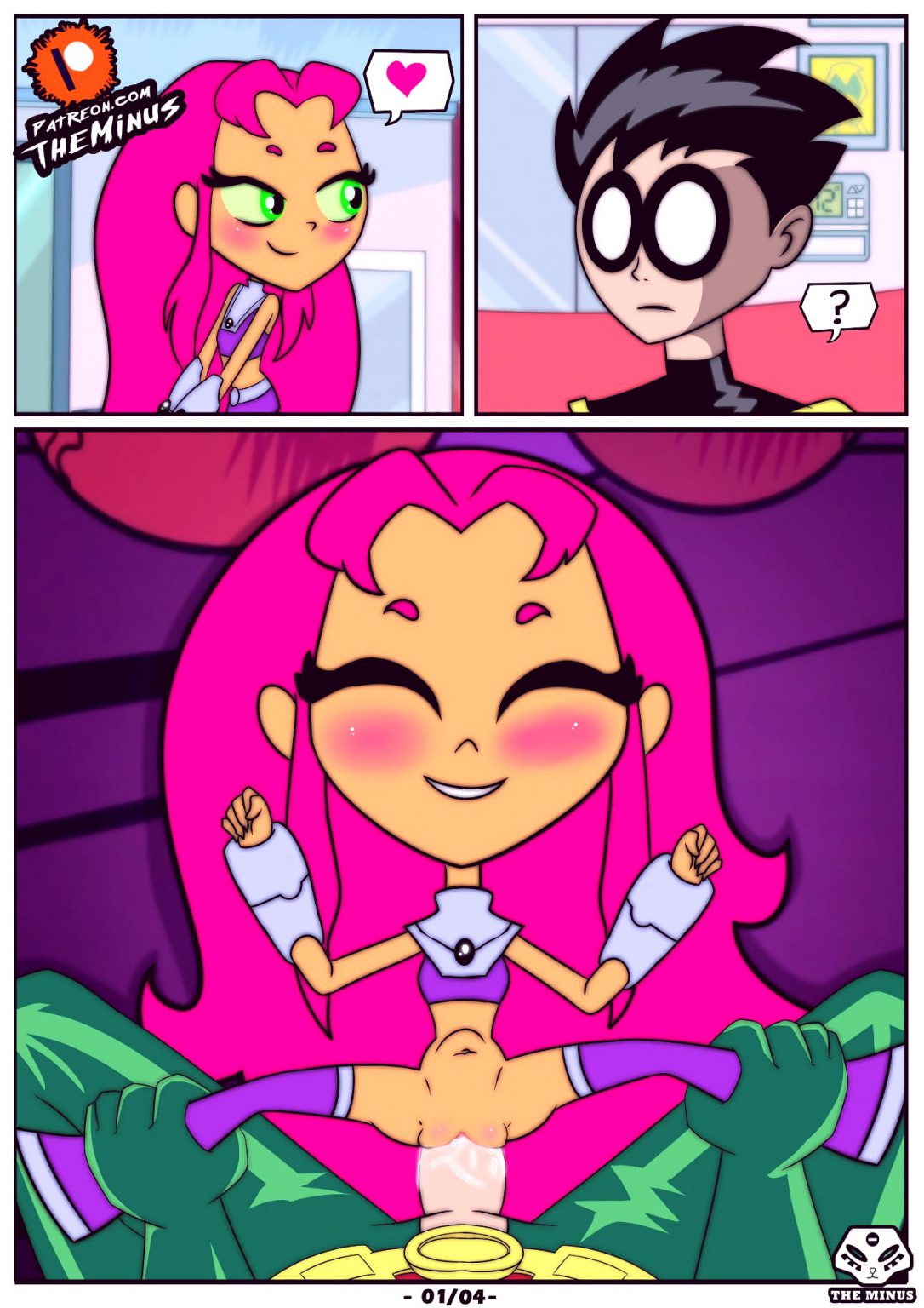 Anime porn comics robin and starfire