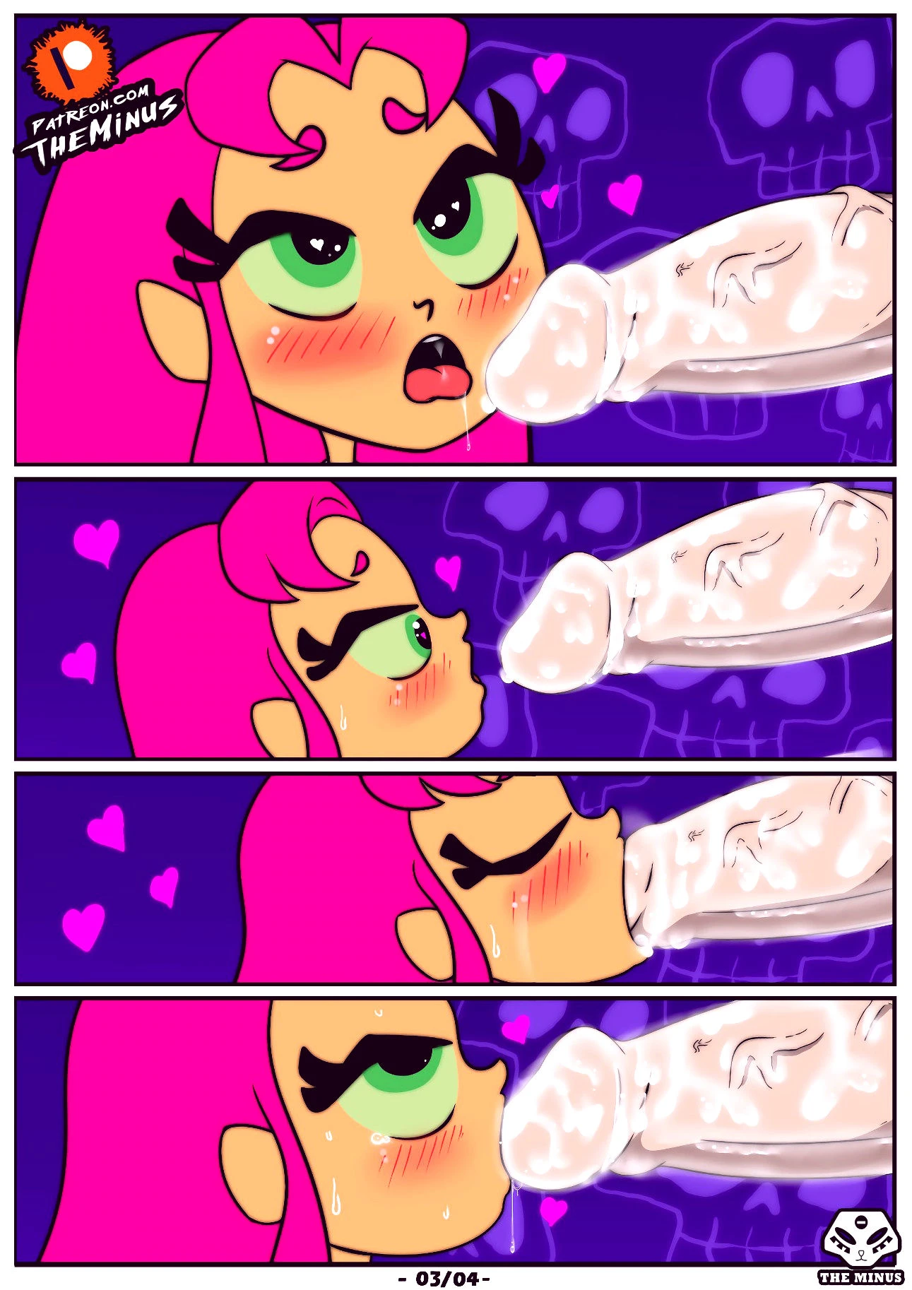 Starfire multiverse porn comic picture 3