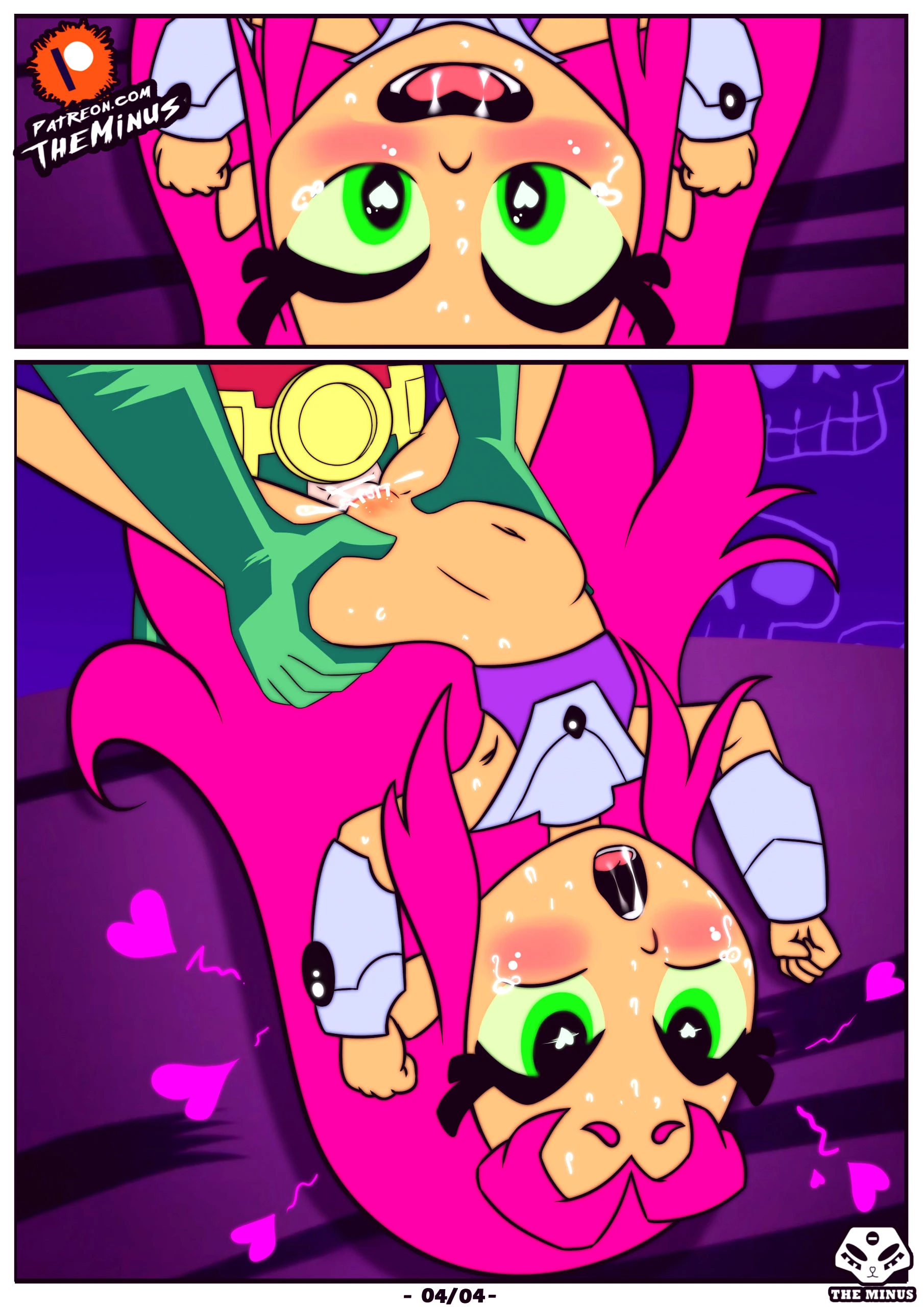 Starfire multiverse porn comic picture 4