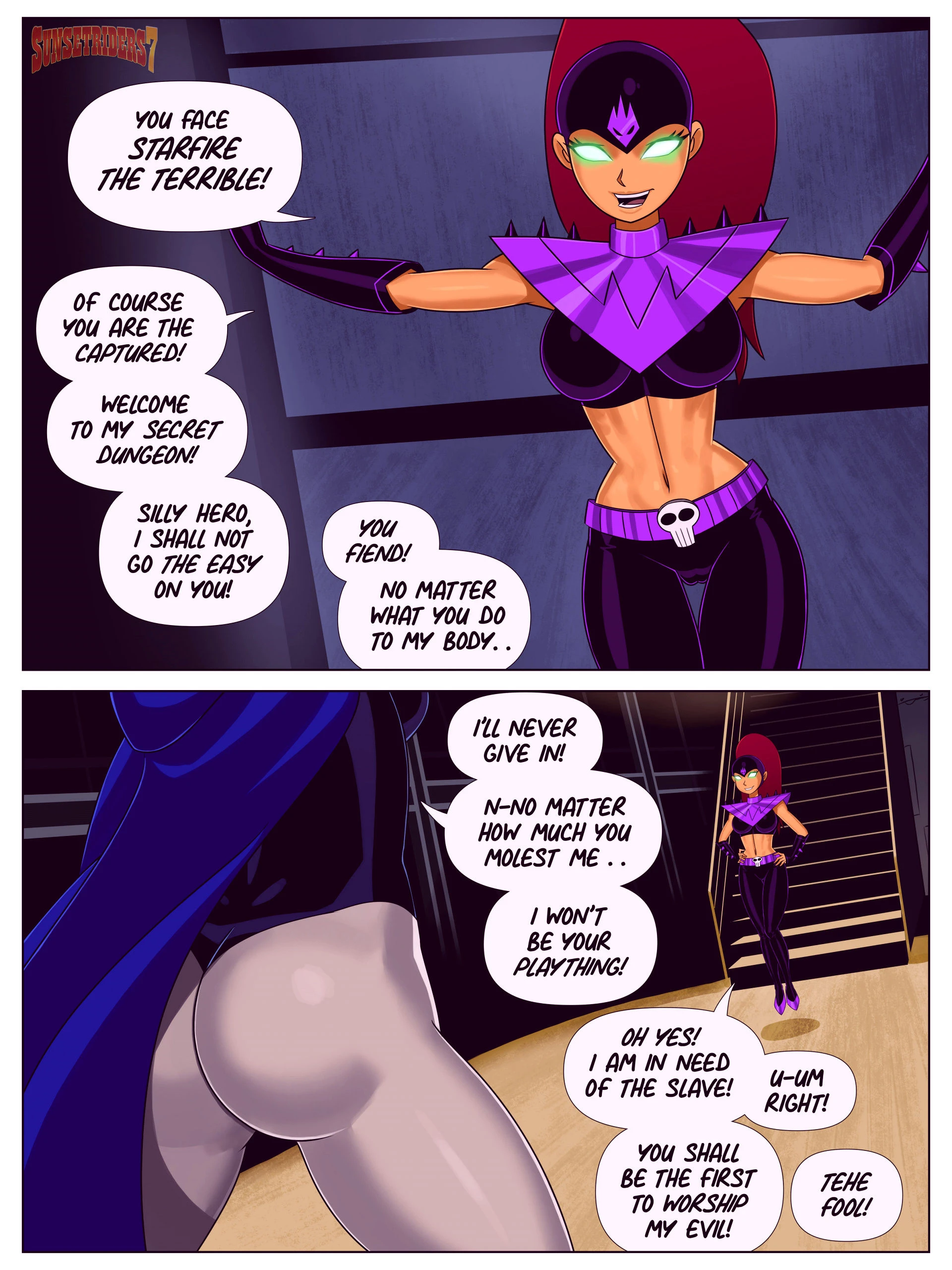 Starfire the terrible porn comic picture 7