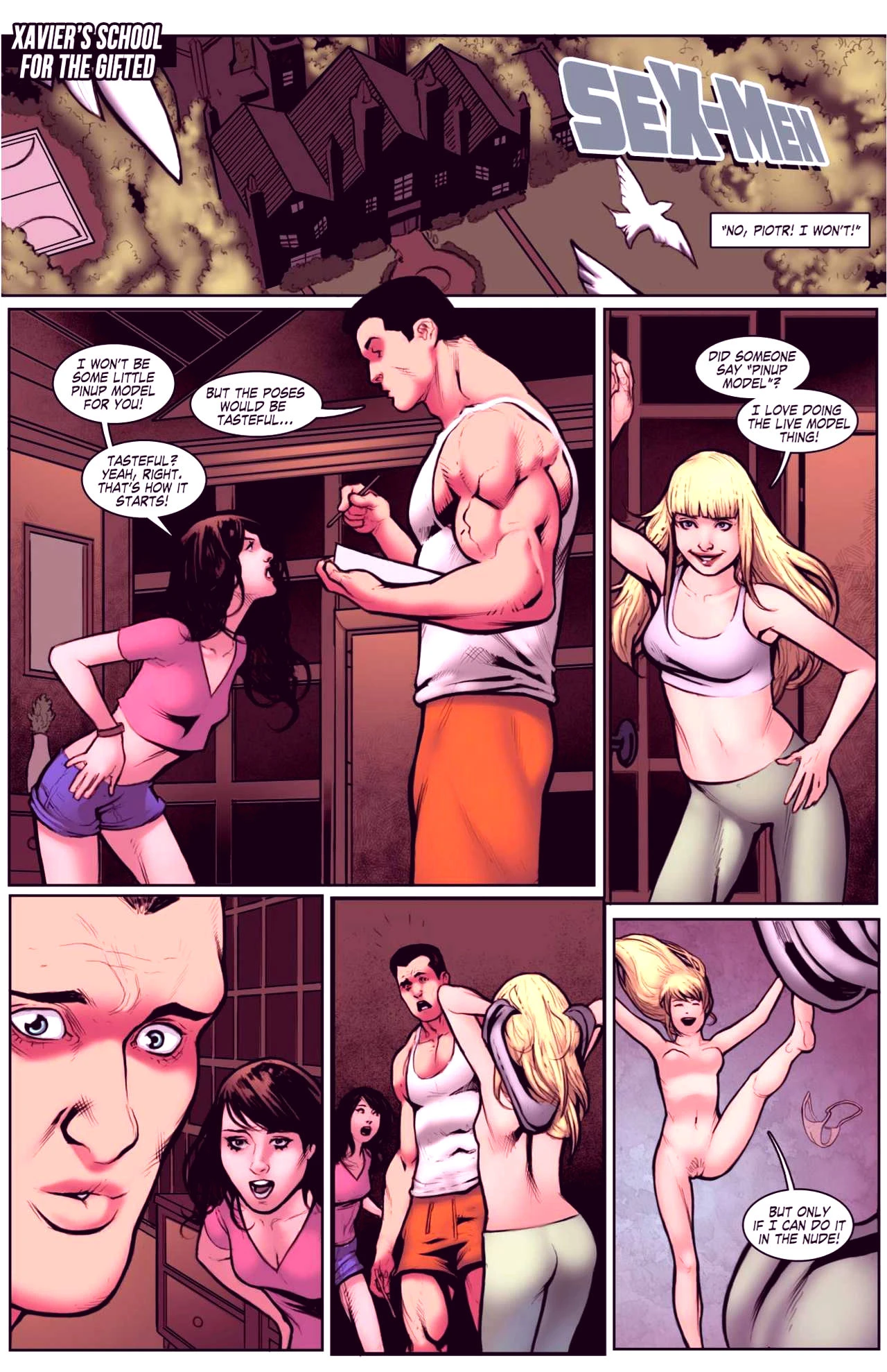Superheroes after dark extreme porn comic picture 38