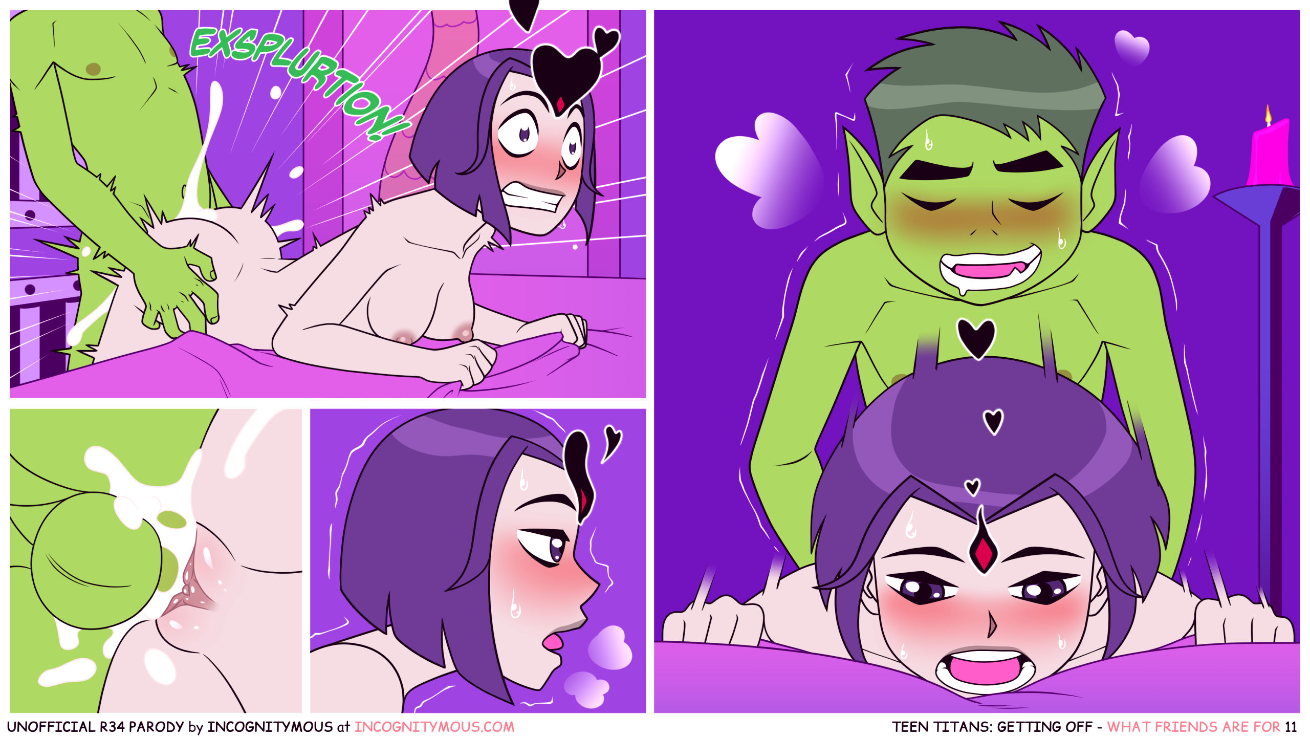Teen titans getting off porn comic picture 11