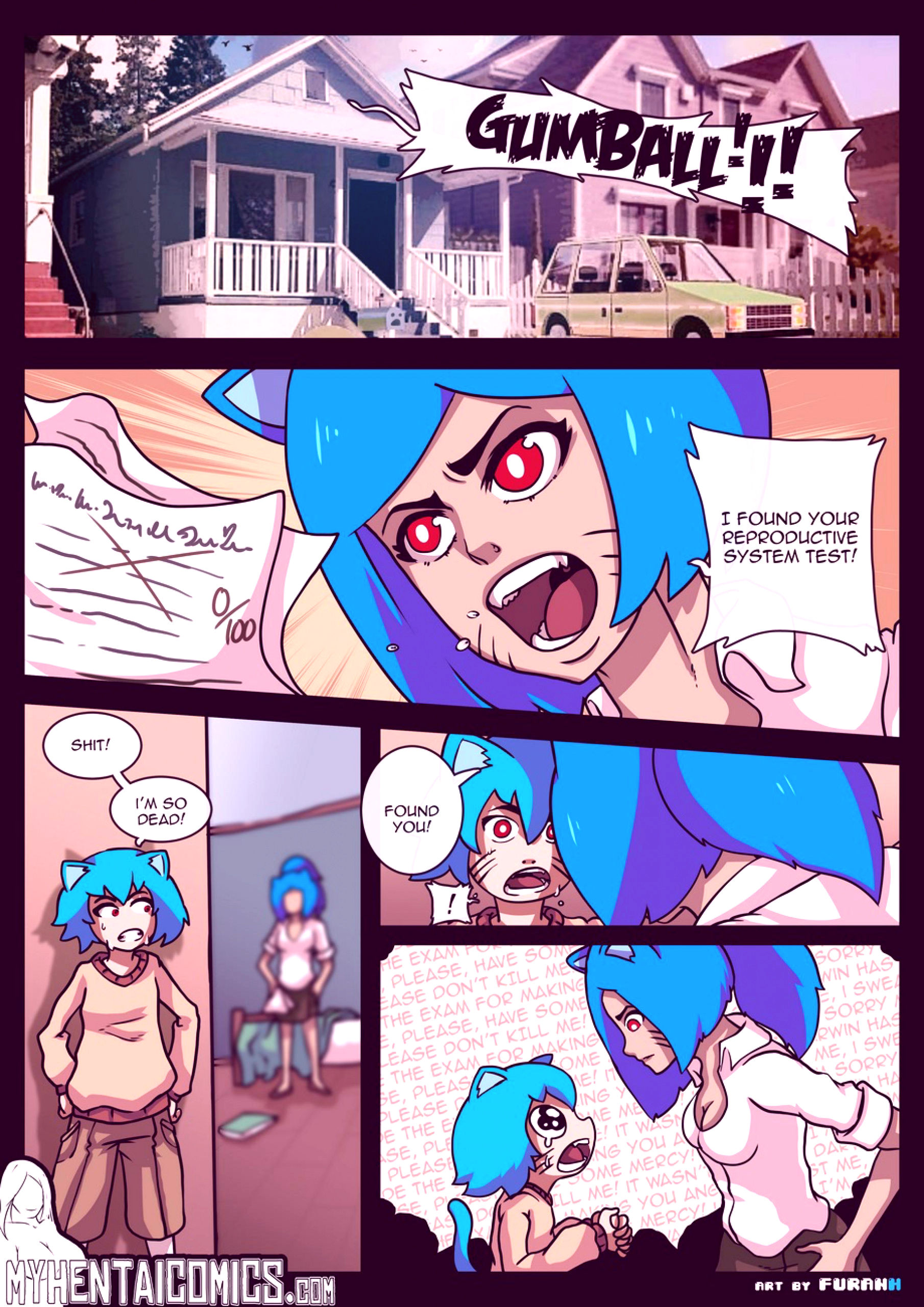Gumball the amazing world of nicole biology lesson porn comic