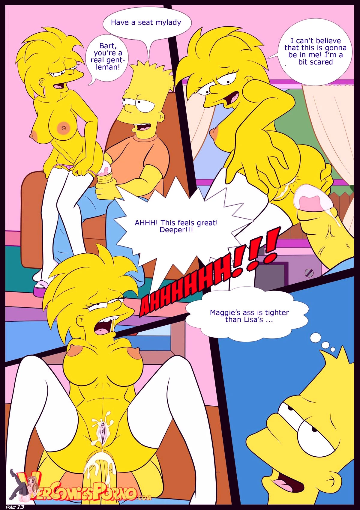 The simpsons old habits 2 porn comic picture 14