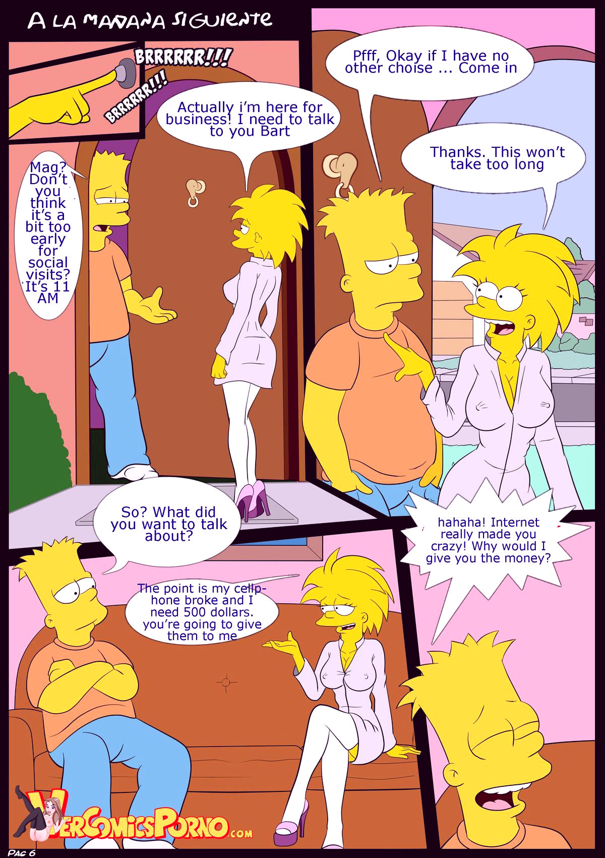 The simpsons old habits 2 porn comic picture 7