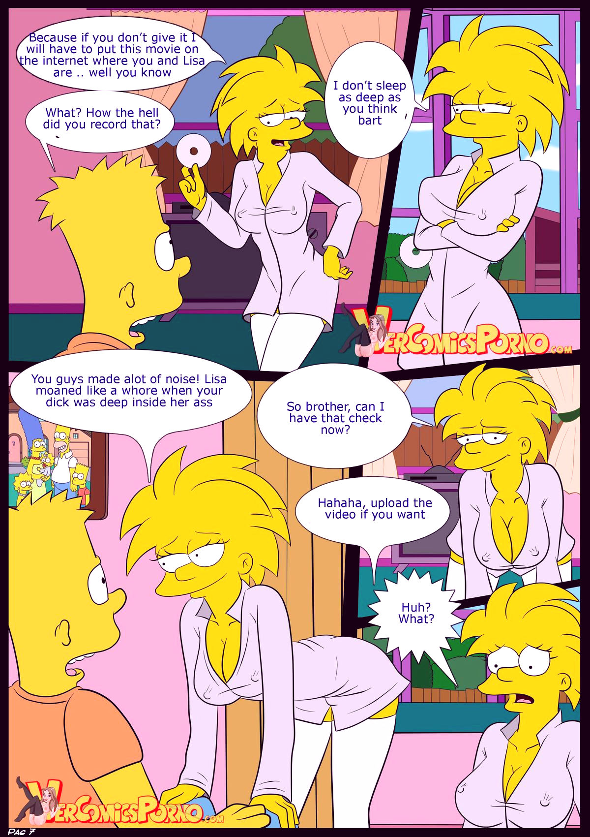 The simpsons old habits 2 porn comic picture 8