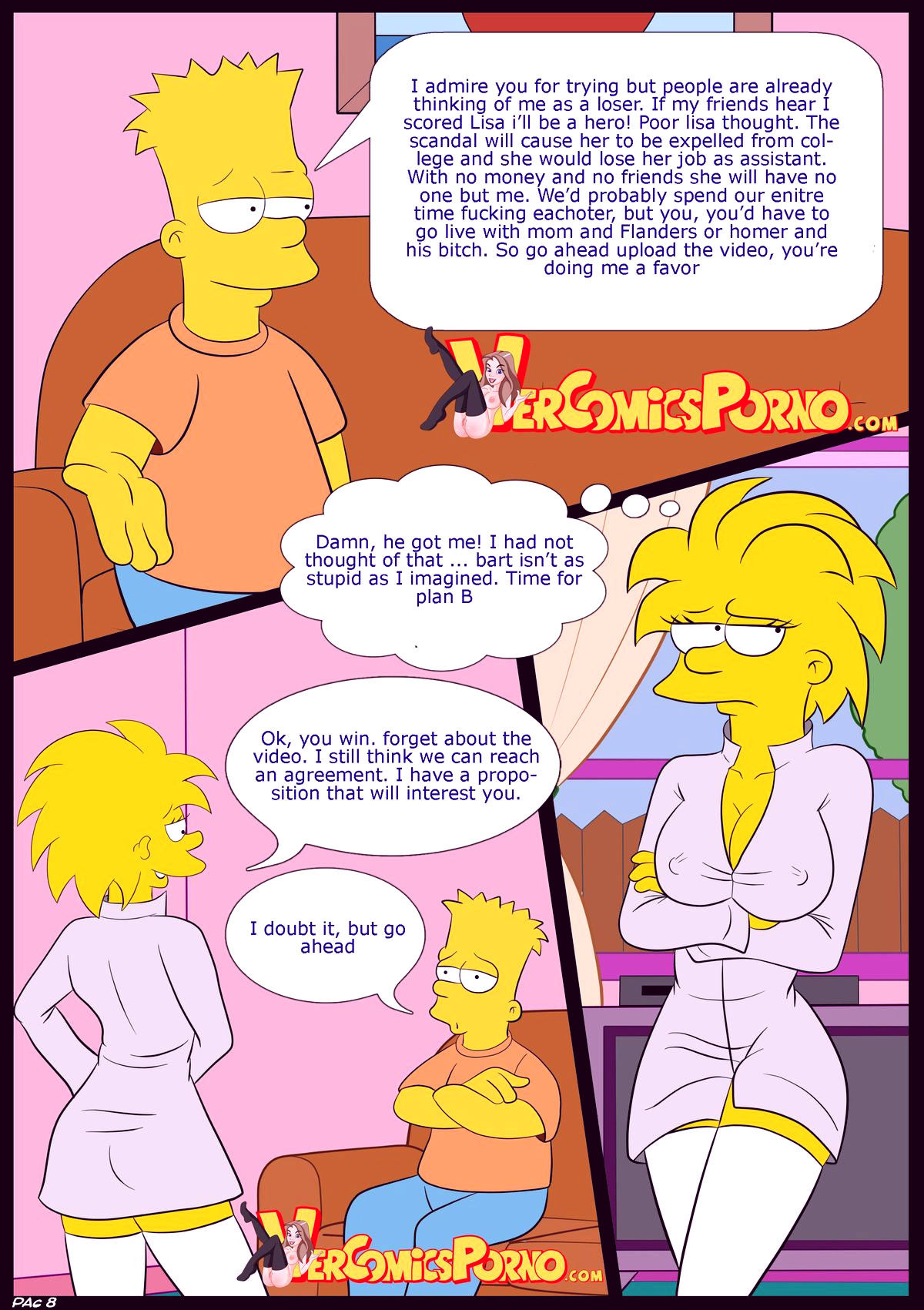 The simpsons old habits 2 porn comic picture 9