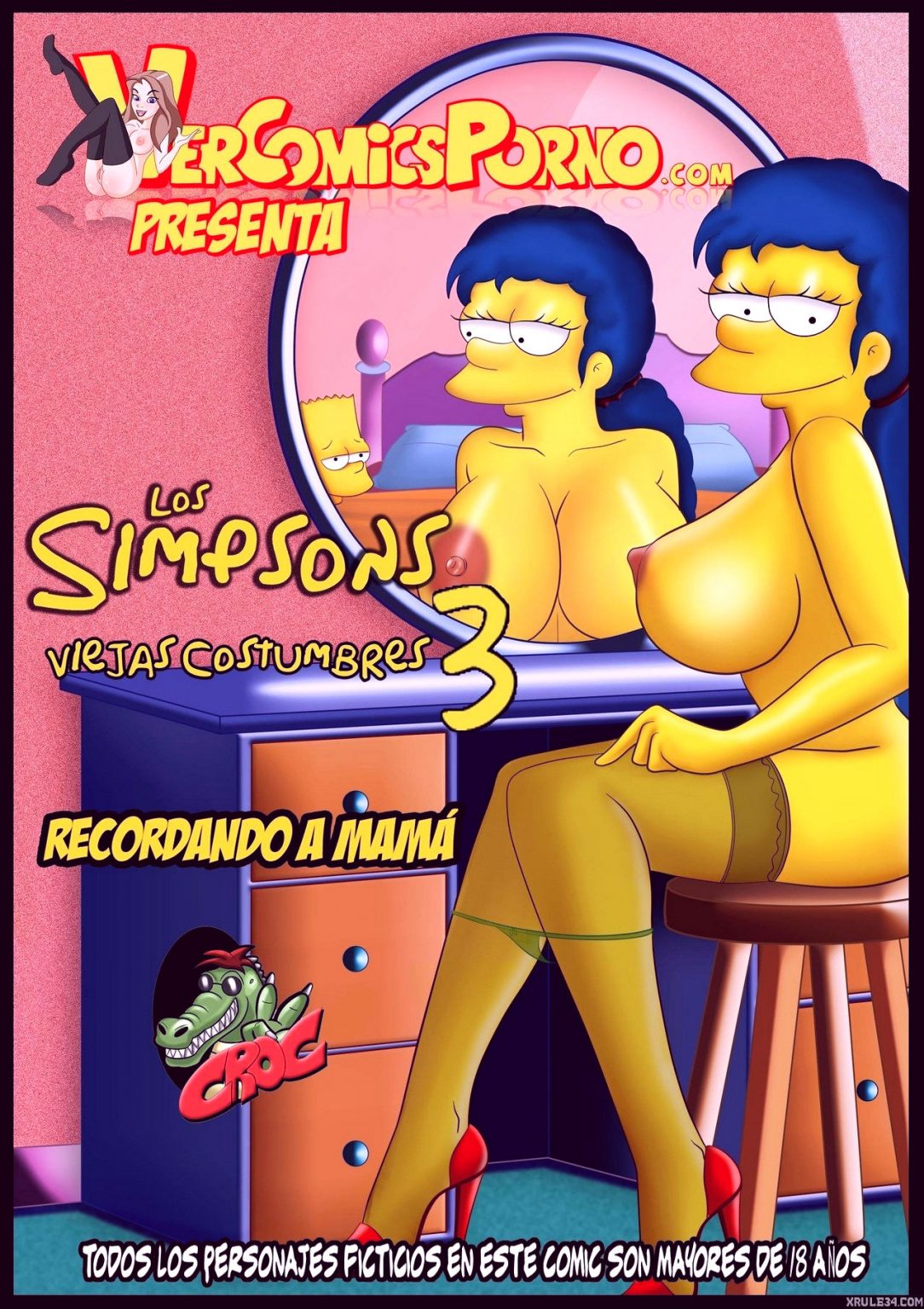 The simpsons old habits 3 porn comic picture 1