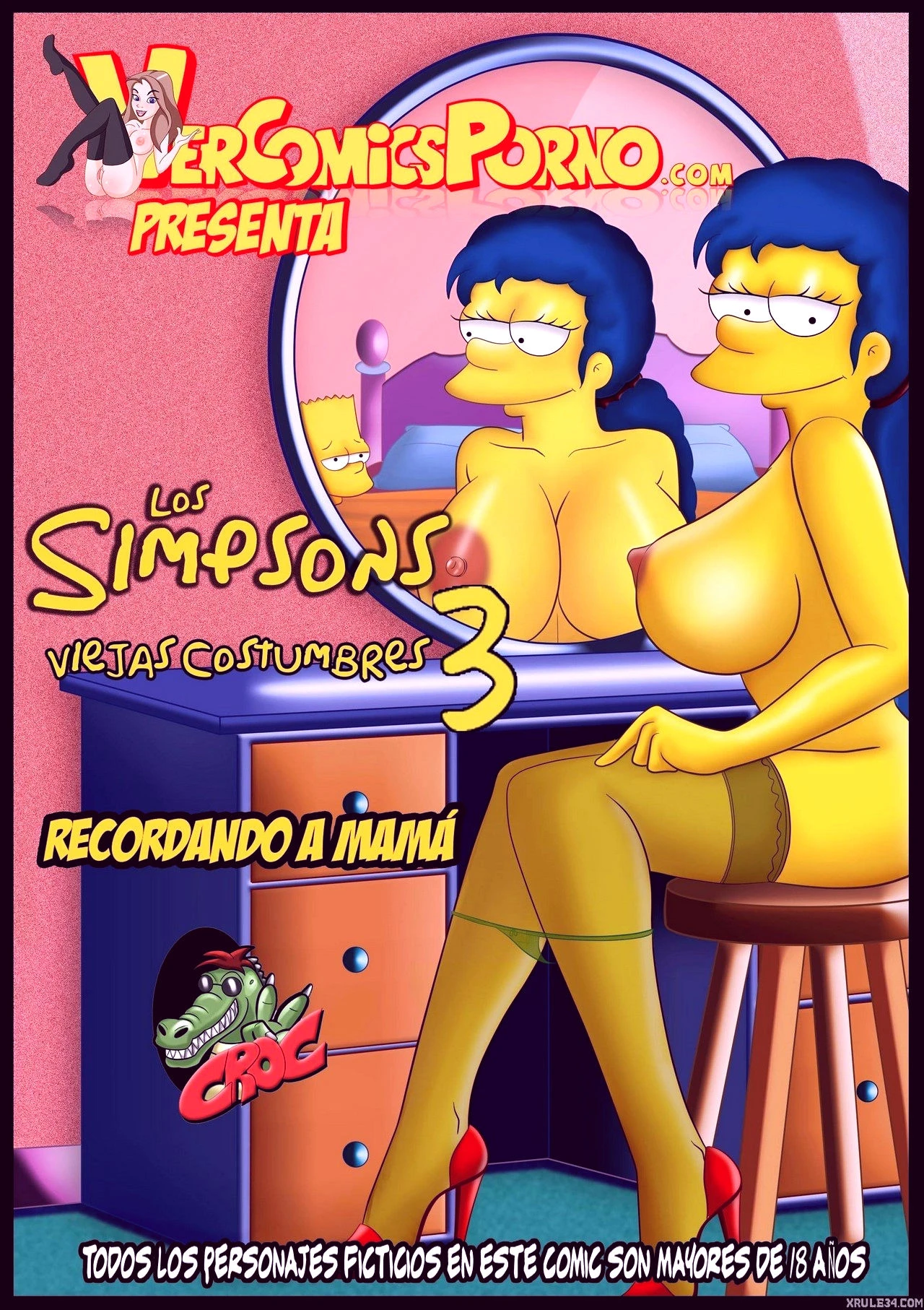 The simpsons old habits 3 porn comic picture 1