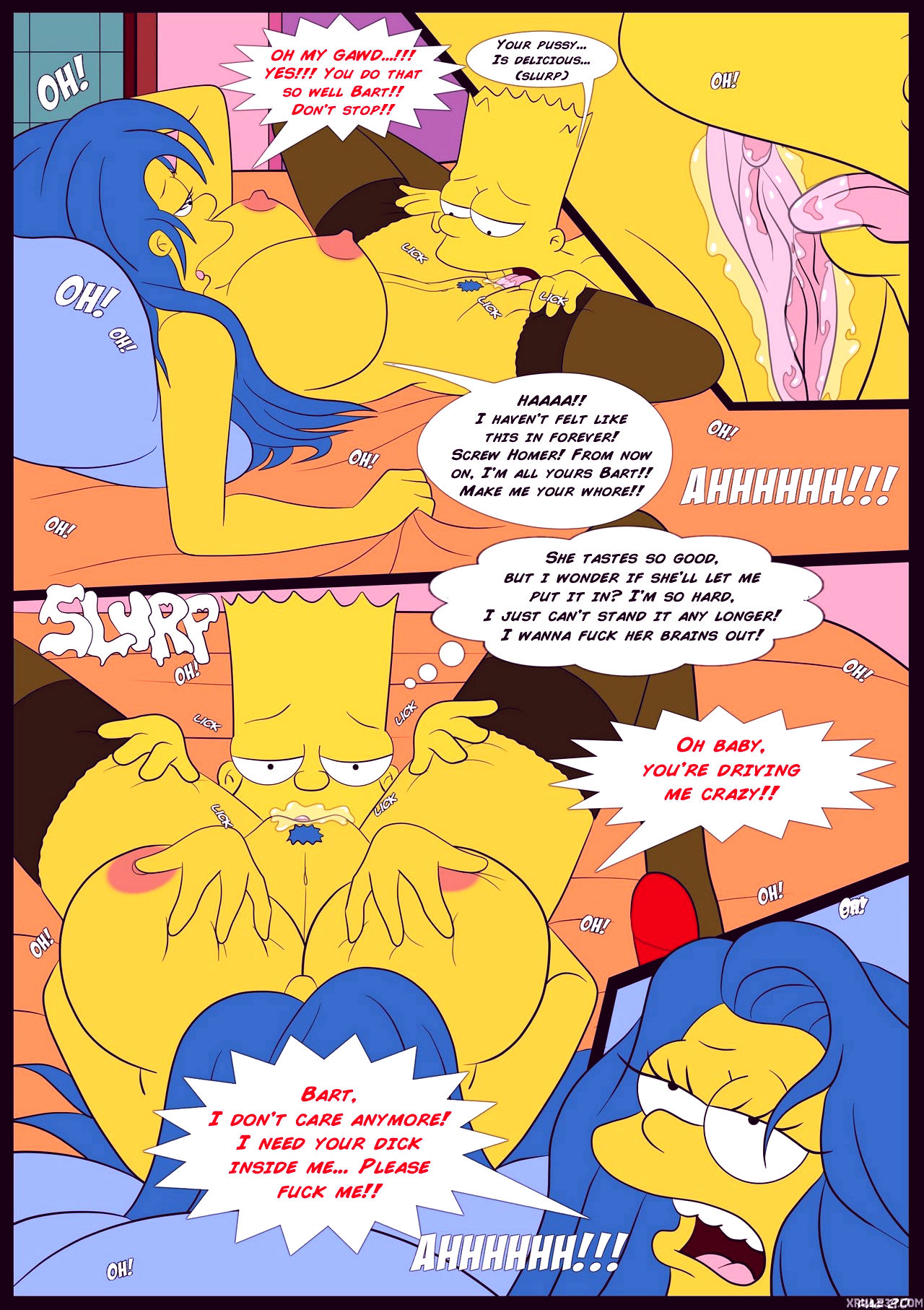 The simpsons old habits 3 porn comic picture 21