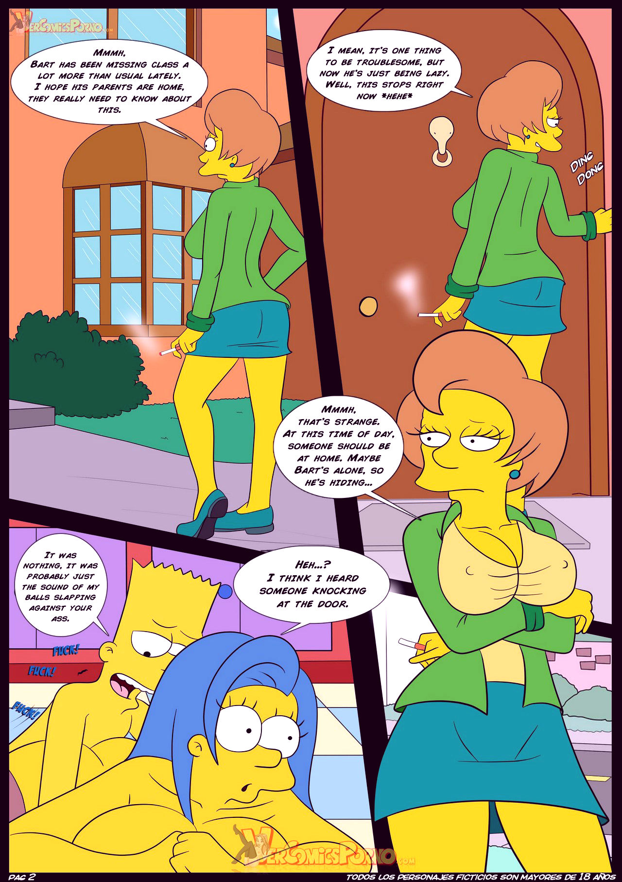 The simpsons old habits 4 an unexpected visit porn comic picture 3