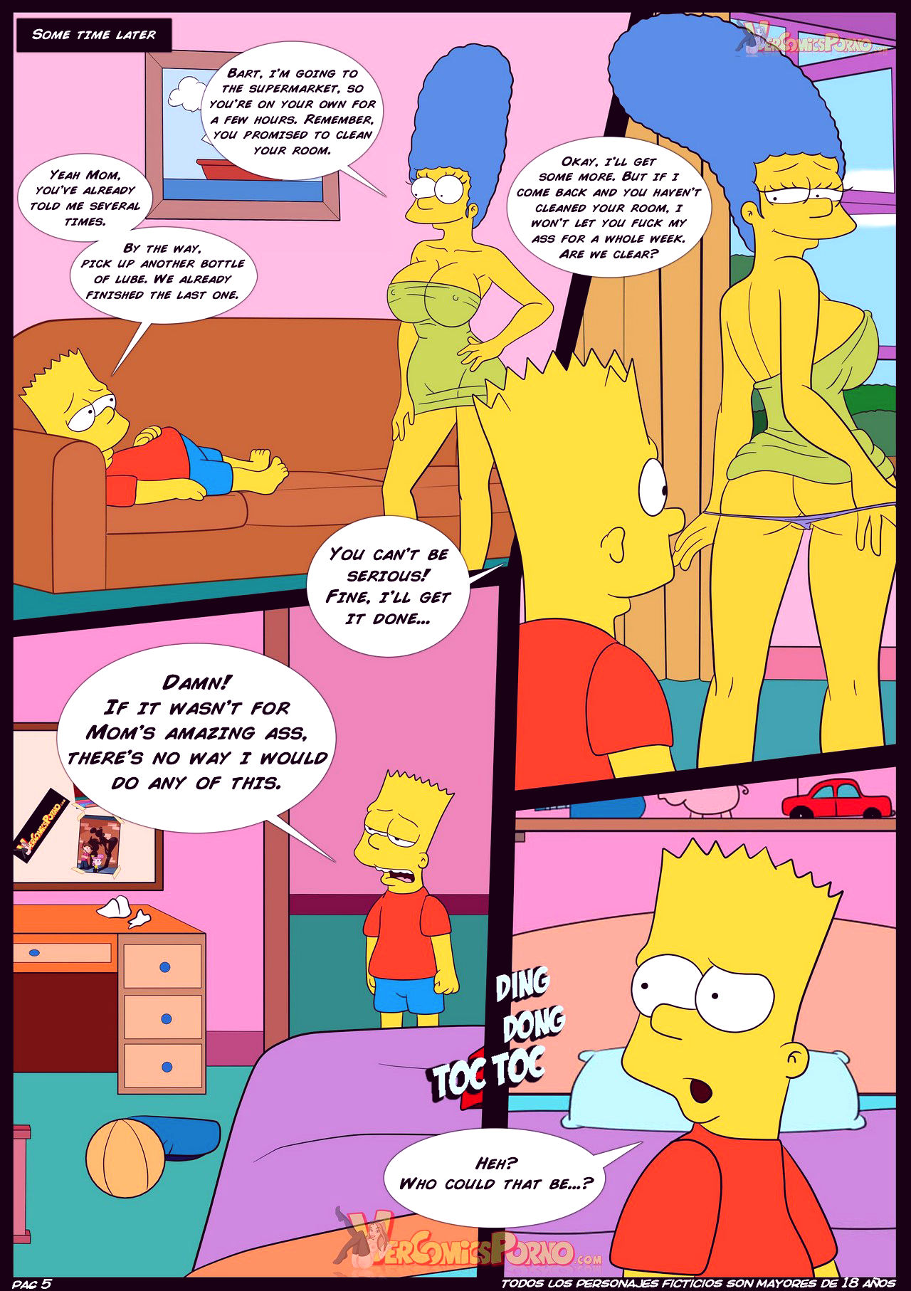 The simpsons old habits 4 an unexpected visit porn comic picture 6