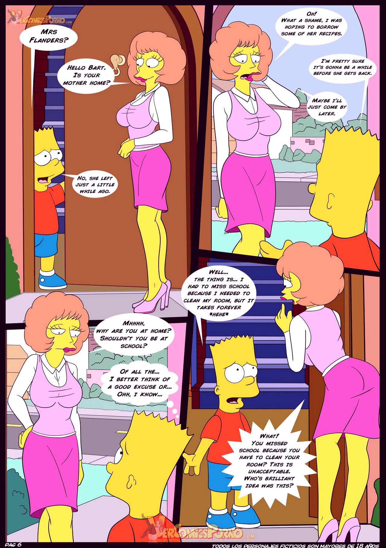 The simpsons old habits 4 an unexpected visit porn comic picture 7