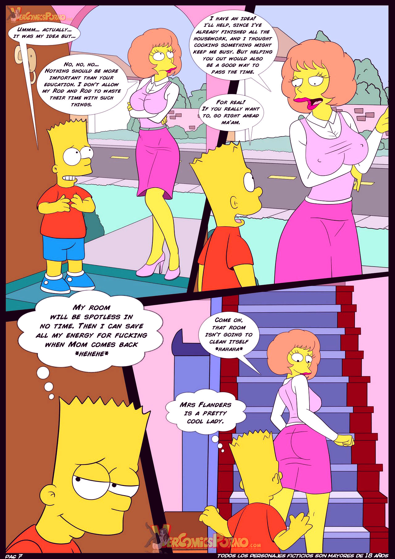 The simpsons old habits 4 an unexpected visit porn comic picture 8