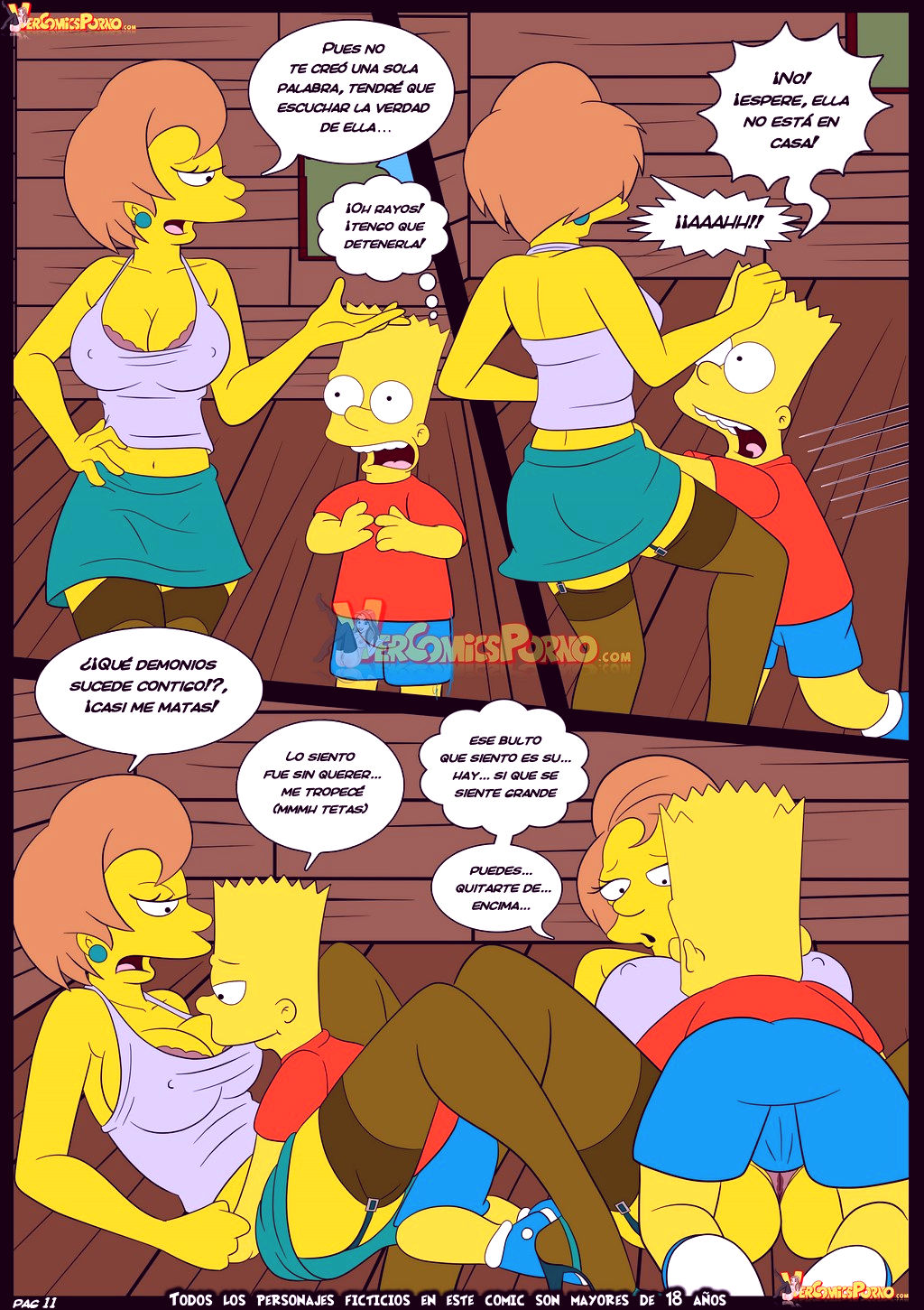 The simpsons old habits 5 porn comic picture 12
