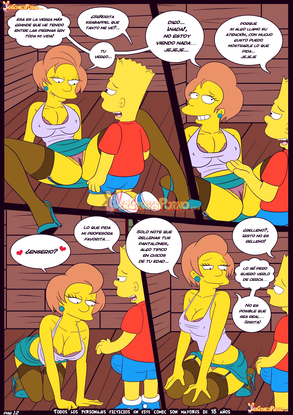The simpsons old habits 5 porn comic picture 13