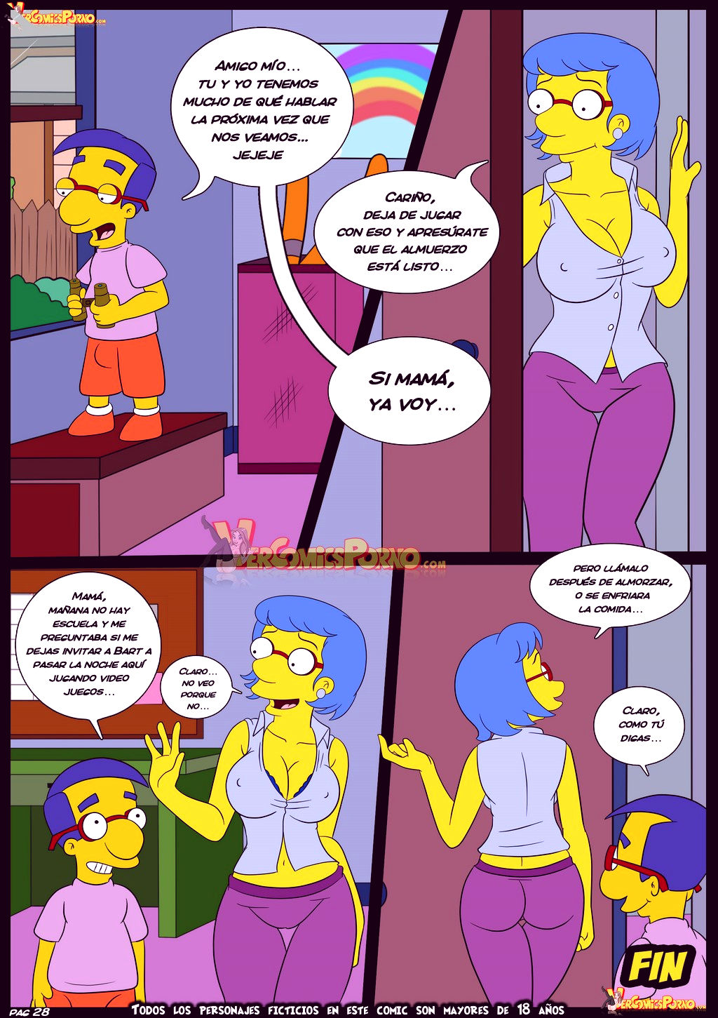 The simpsons old habits 5 porn comic picture 29