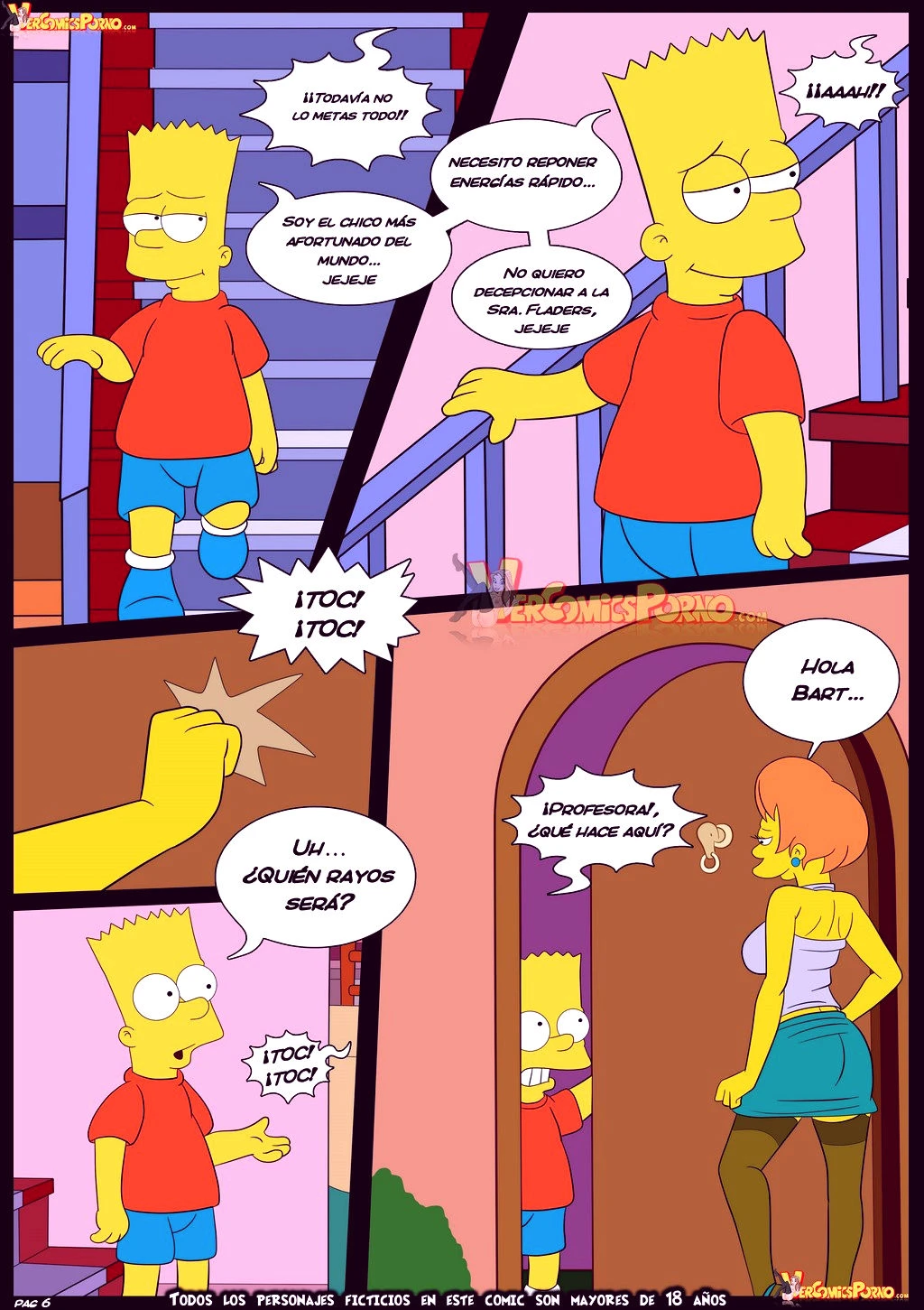 The simpsons old habits 5 porn comic picture 7