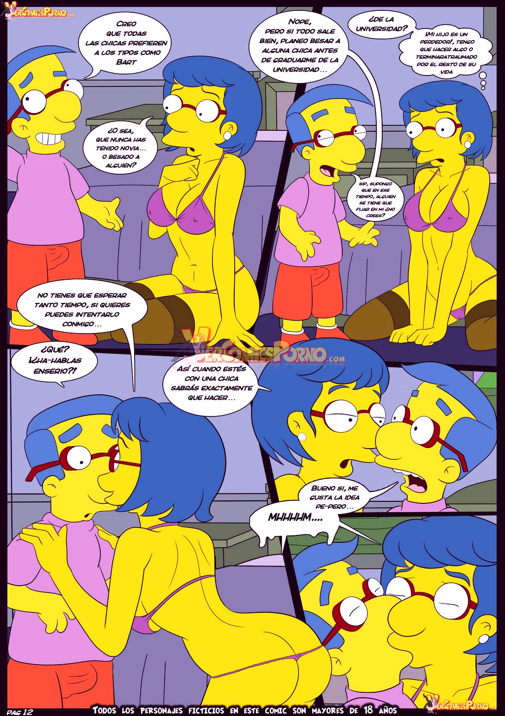The simpsons old habits 6 porn comic picture 13