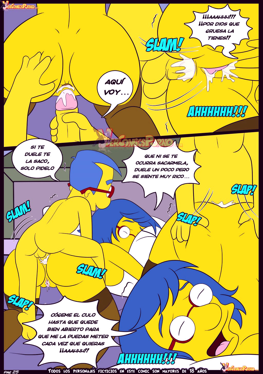 The simpsons old habits 6 porn comic picture 26