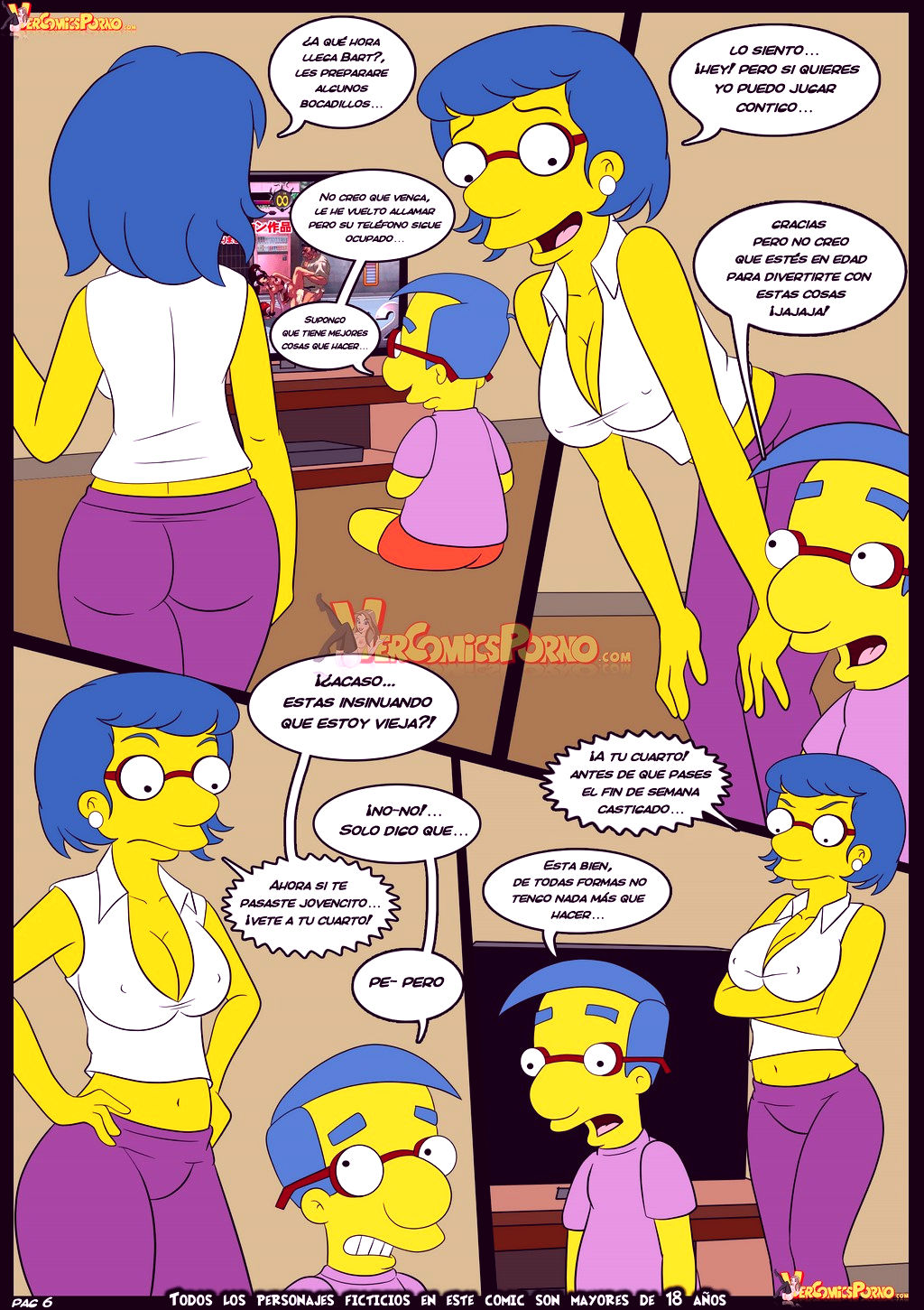 The simpsons old habits 6 porn comic picture 7