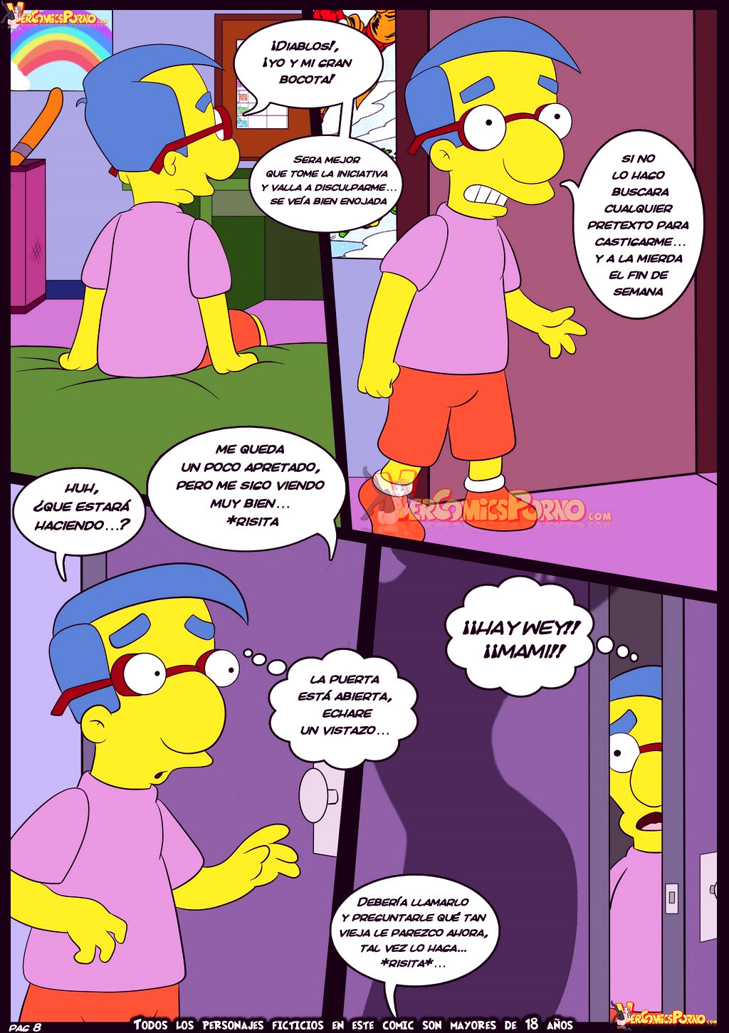 The simpsons old habits 6 porn comic picture 9