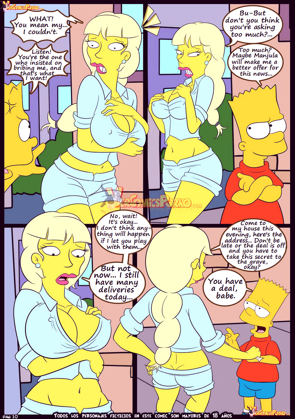 The simpsons old habits 7 porn comic picture 11