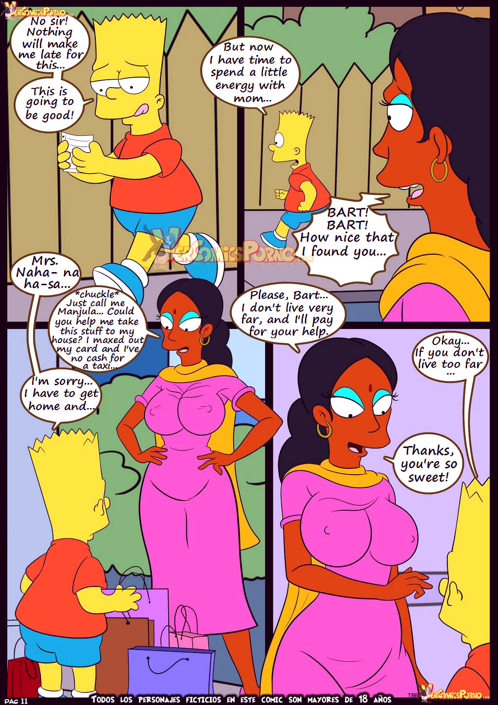 The simpsons old habits 7 porn comic picture 12