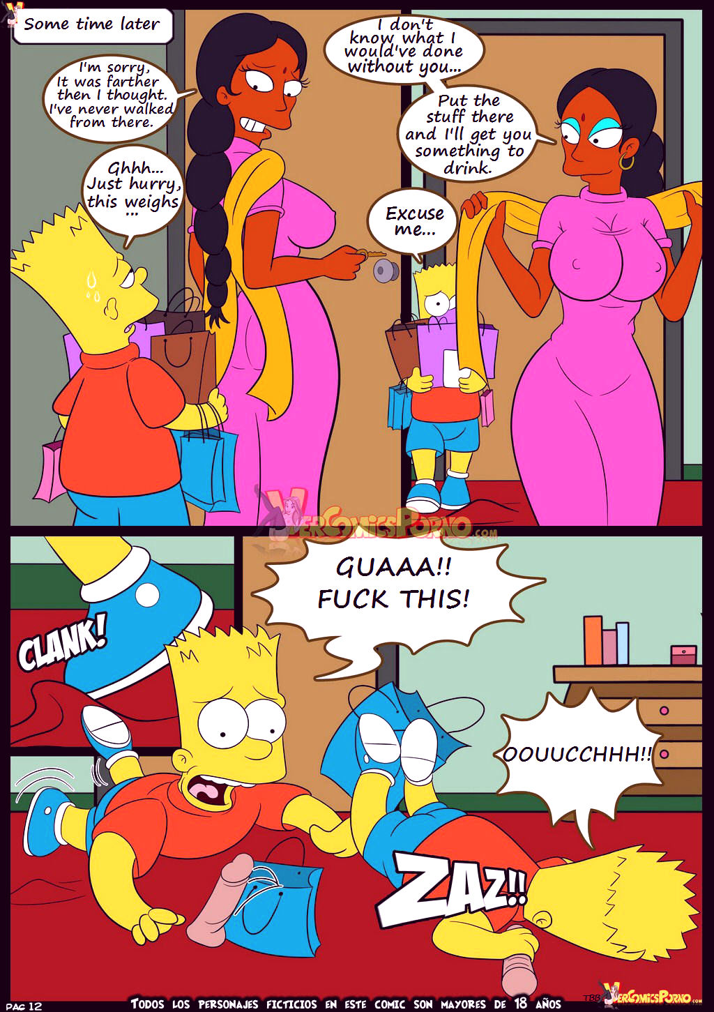 The simpsons old habits 7 porn comic picture 13