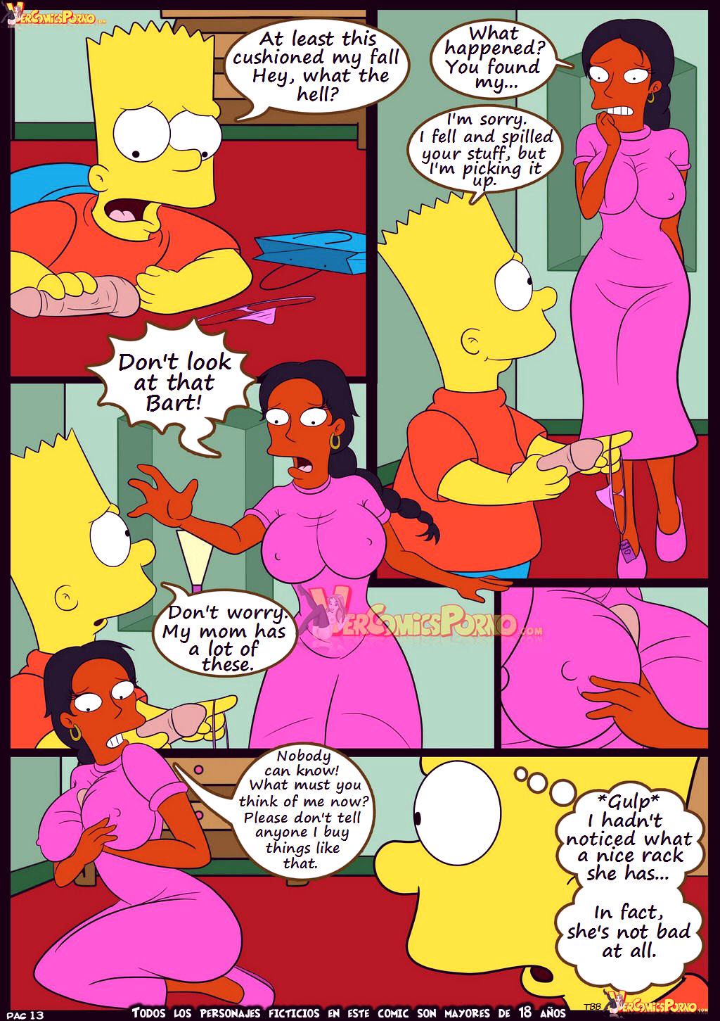 The simpsons old habits 7 porn comic picture 14