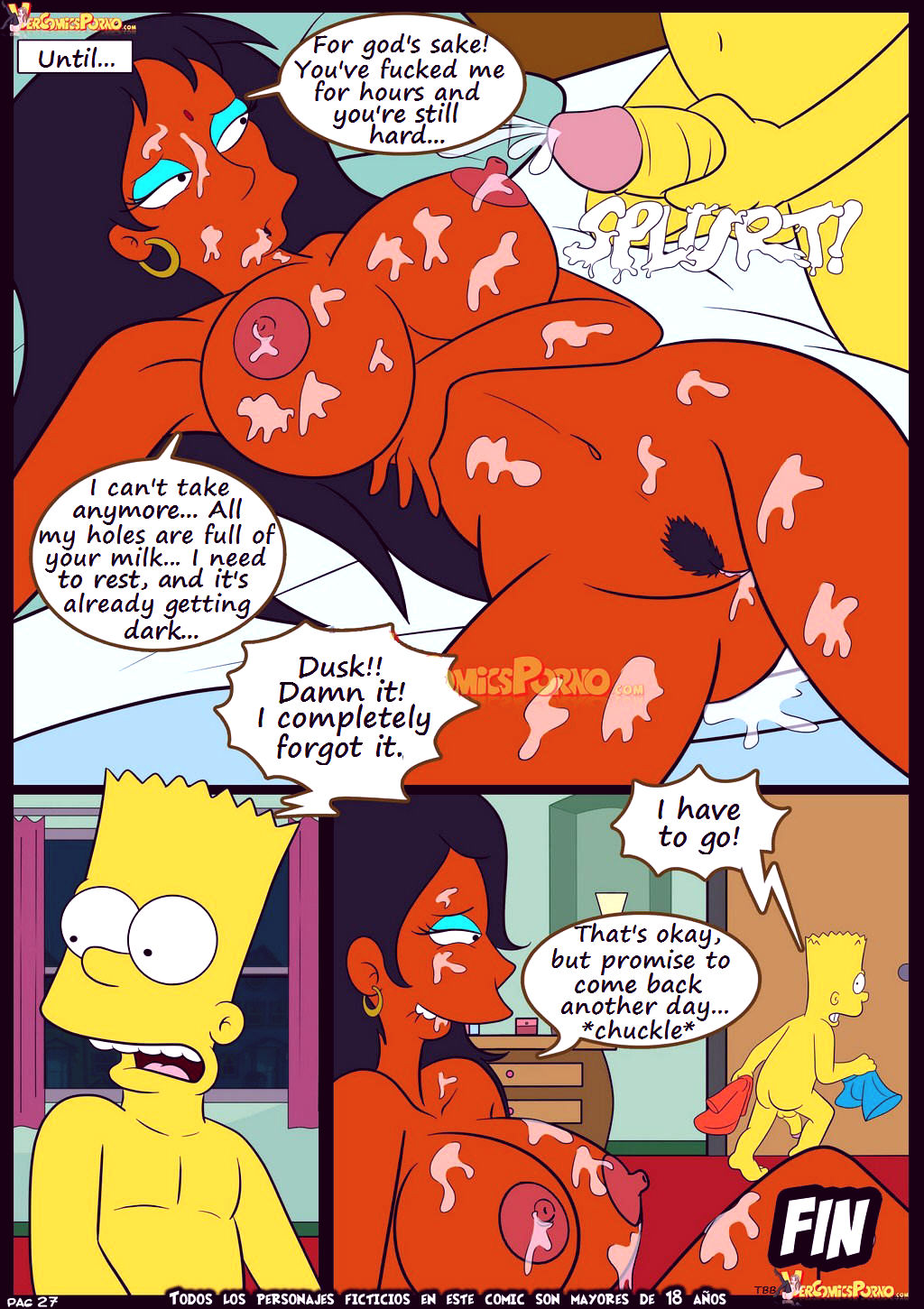 The simpsons old habits 7 porn comic picture 28