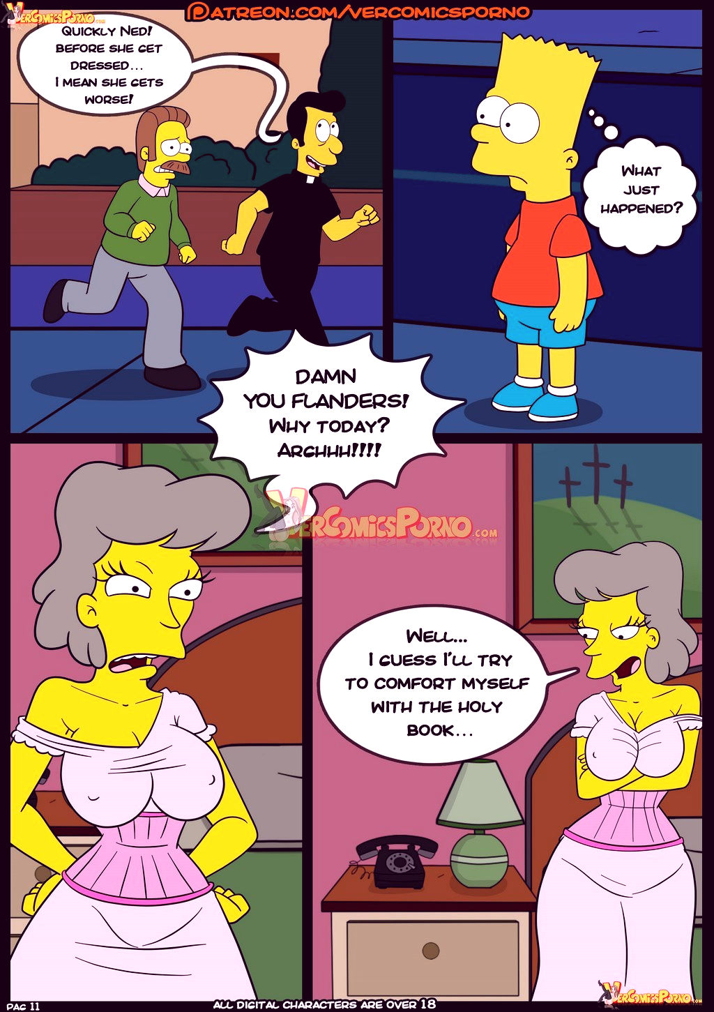 The simpsons old habits 8 porn comic picture 12