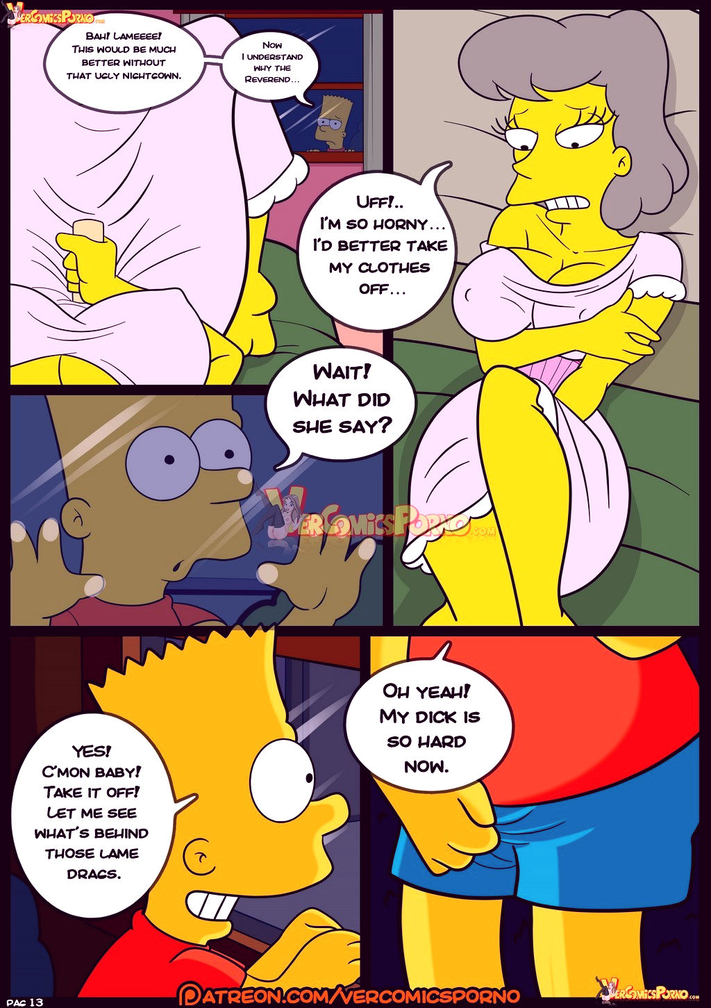 The simpsons old habits 8 porn comic picture 14