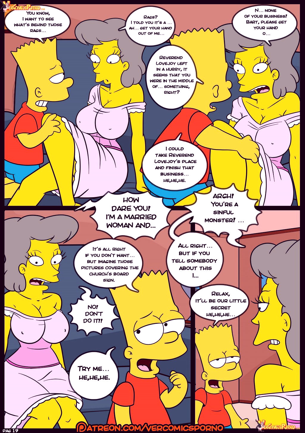 The simpsons old habits 8 porn comic picture 20