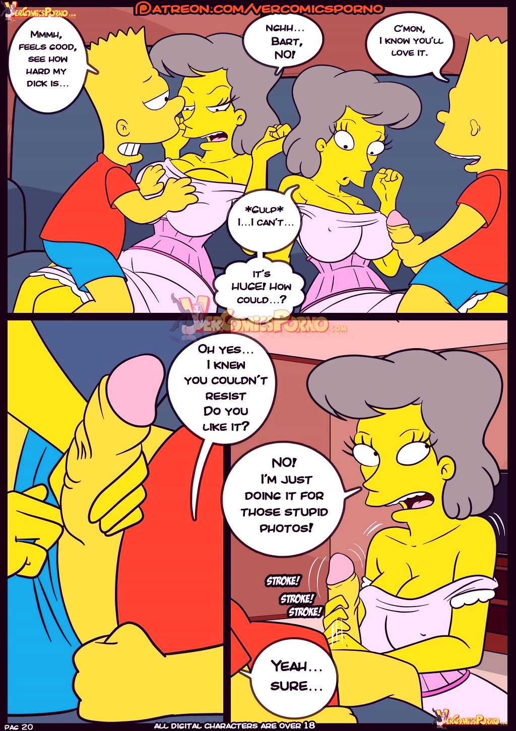 The simpsons old habits 8 porn comic picture 21