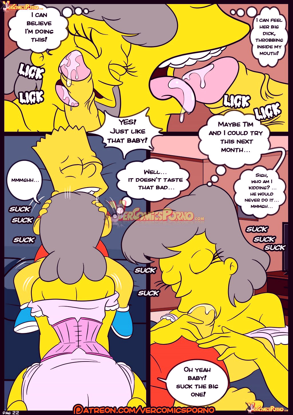 The simpsons old habits 8 porn comic picture 23