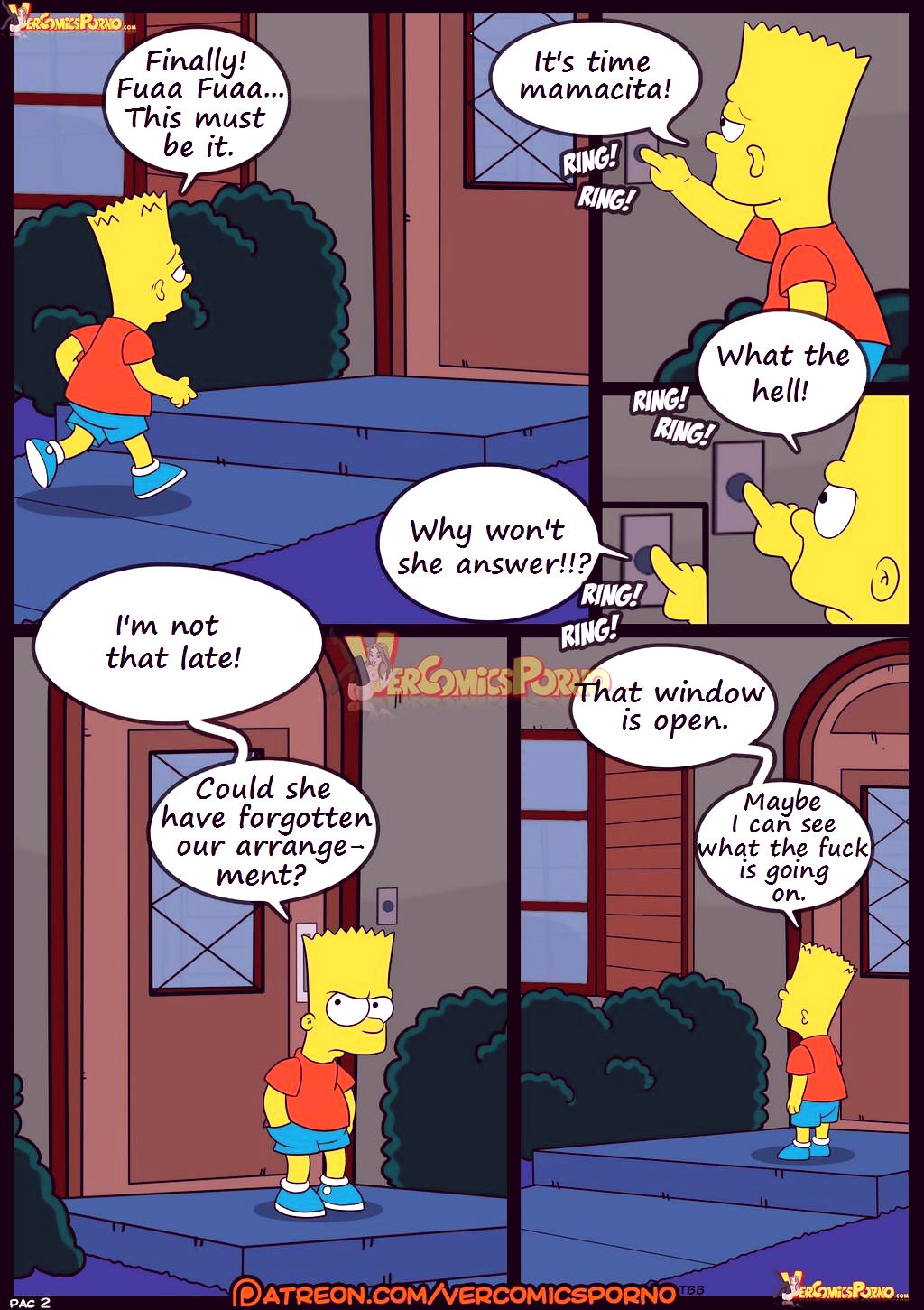 The simpsons old habits 8 porn comic picture 3