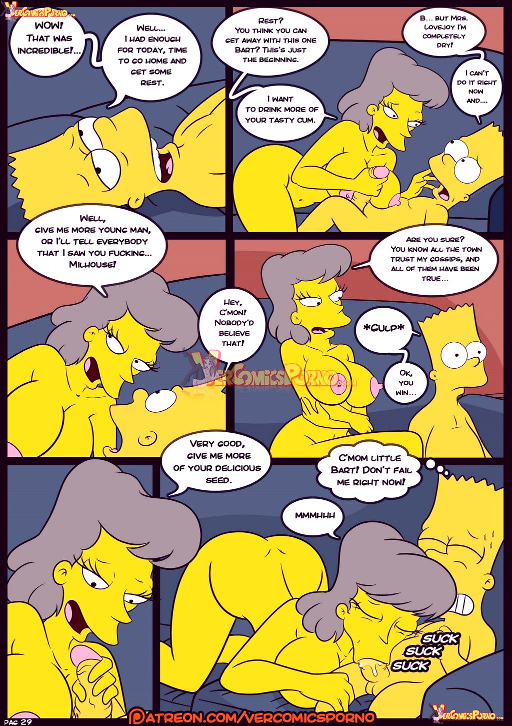 The simpsons old habits 8 porn comic picture 30