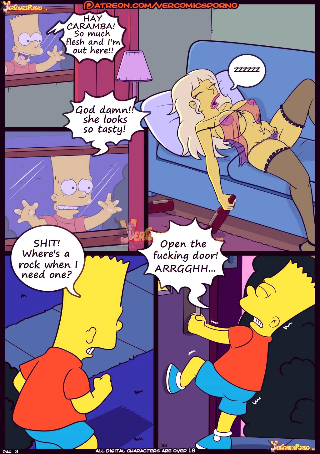 The simpsons old habits 8 porn comic picture 4