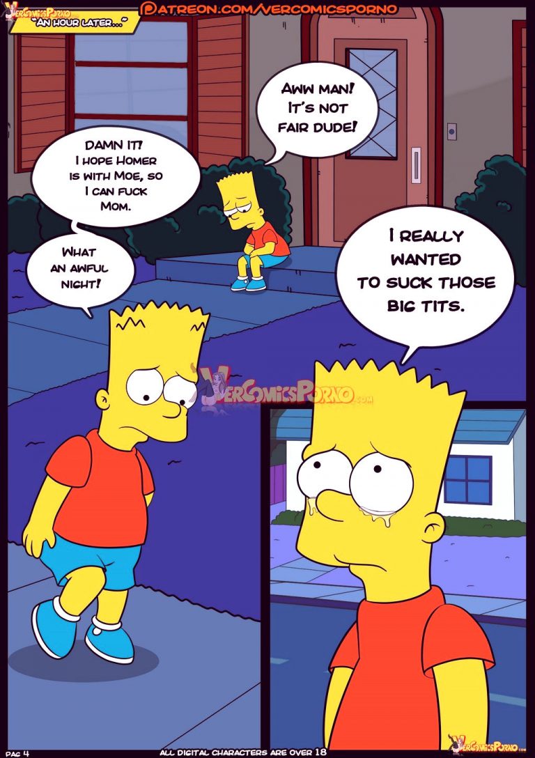 The simpsons old habits 8 porn comic picture 5
