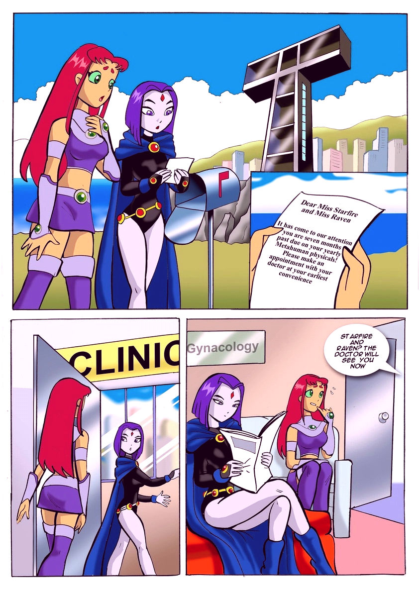The teen titans go to the doctor porn comic picture 2