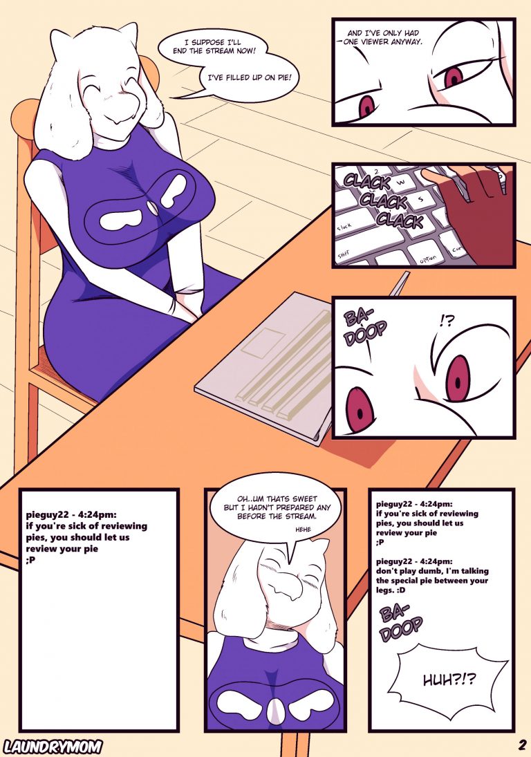 Toriel private show porn comic picture 3