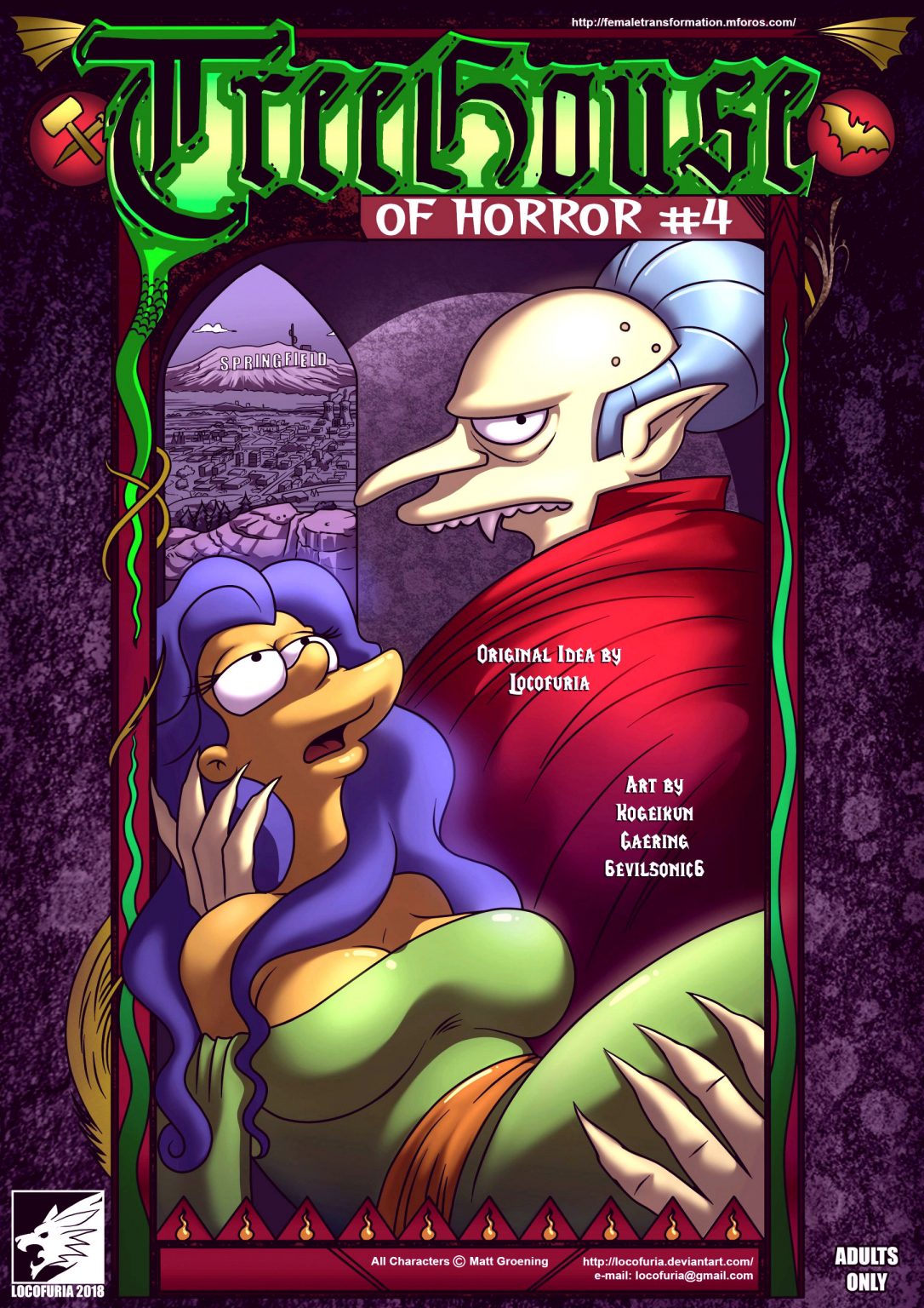 Treehouse of horror 4 porn comic picture 1