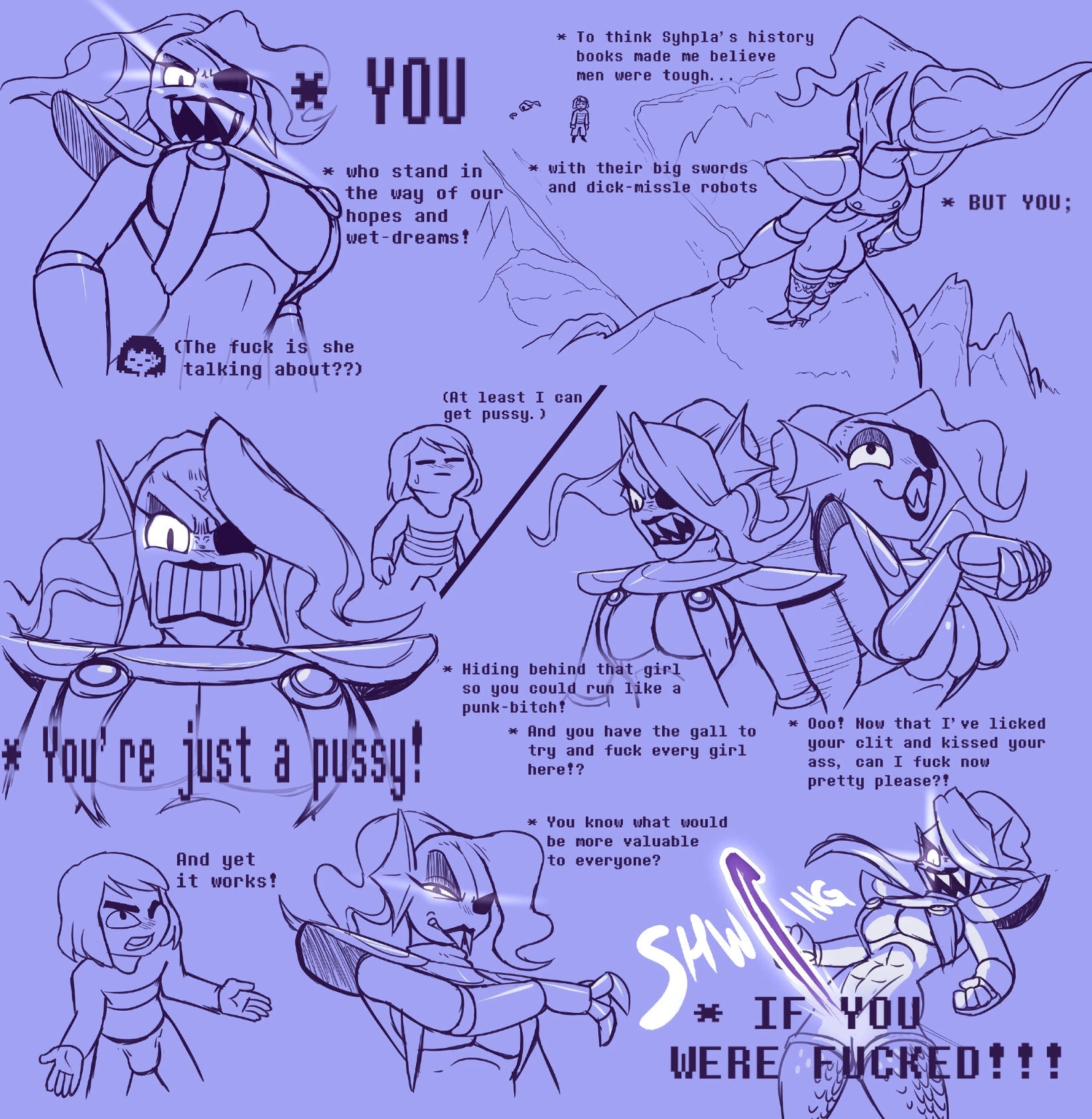 Underhertail monster girledition 3 porn comic picture 22