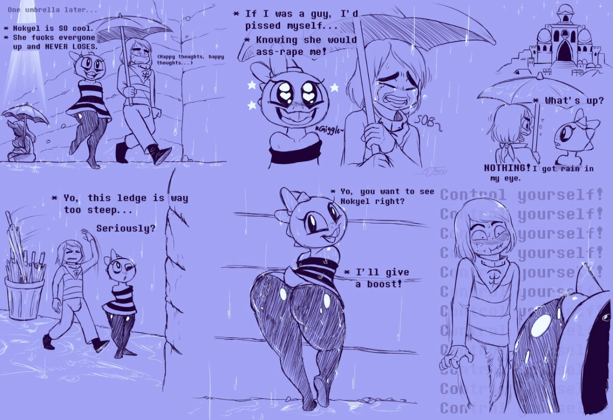 Underhertail monster girledition 3 porn comic picture 5