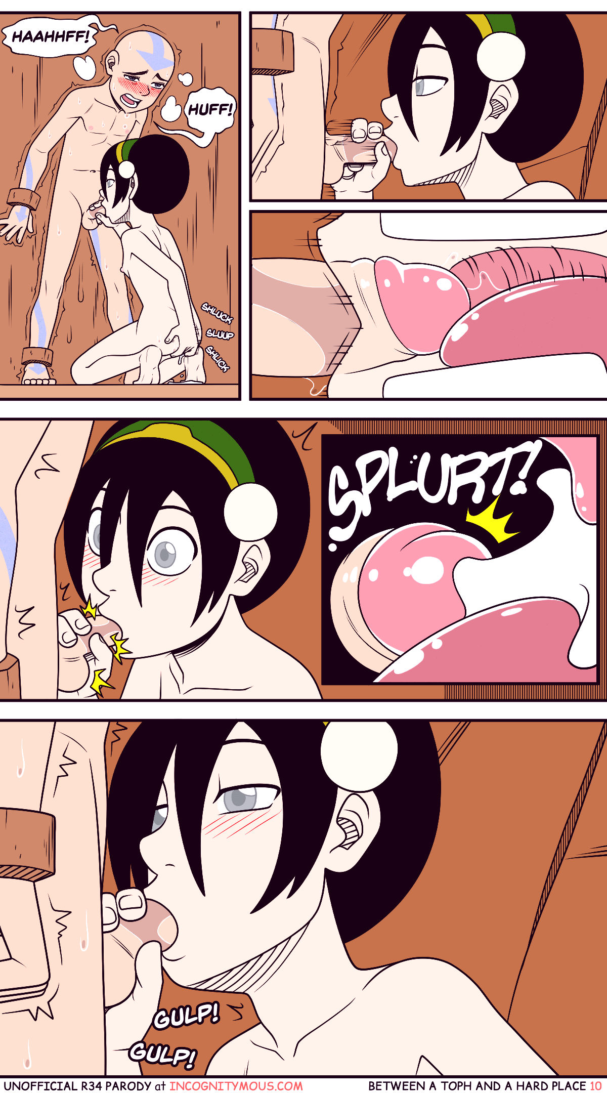 Between a toph and a hard place porn comic picture 10