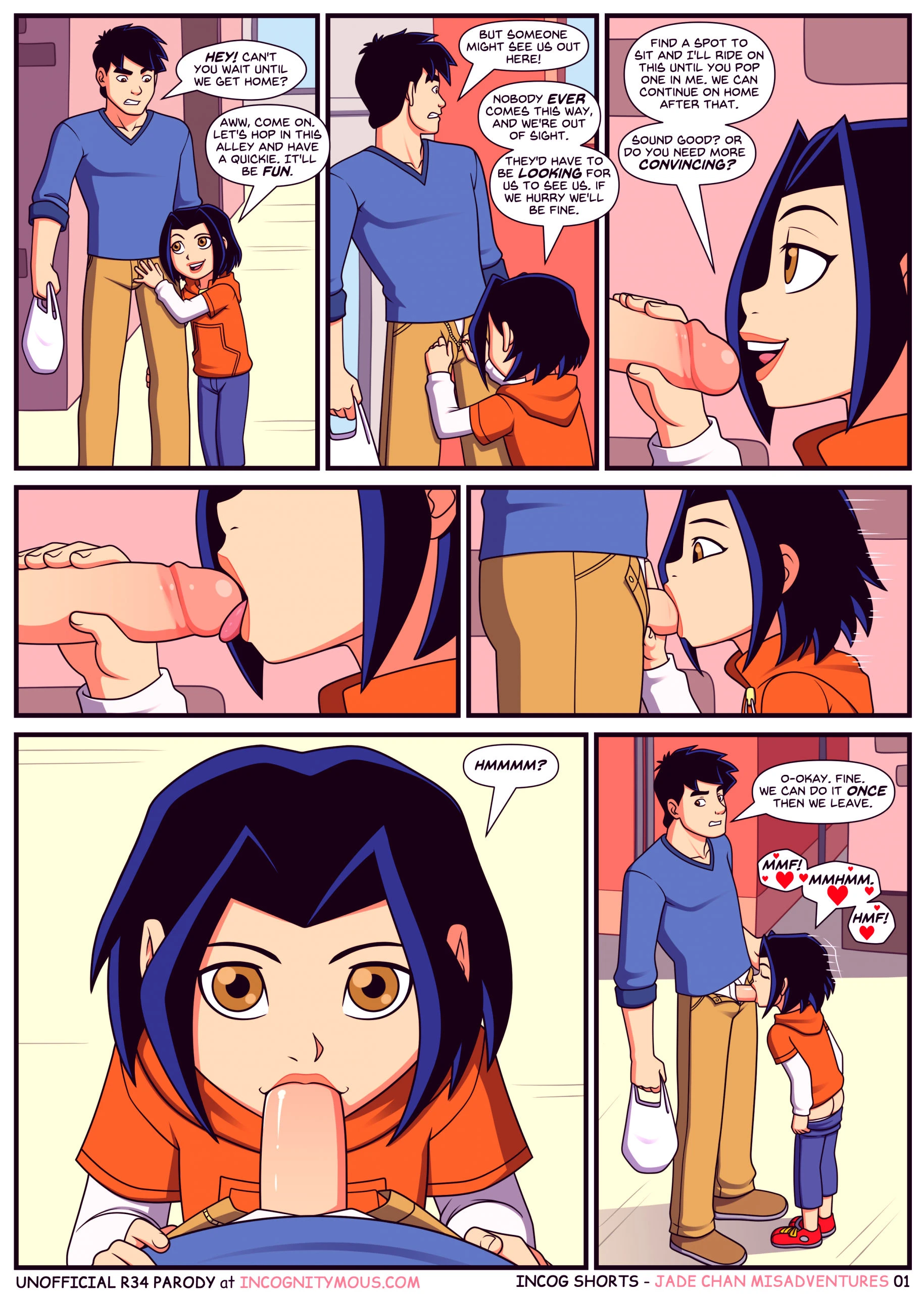 Incog shorts porn comic picture 6