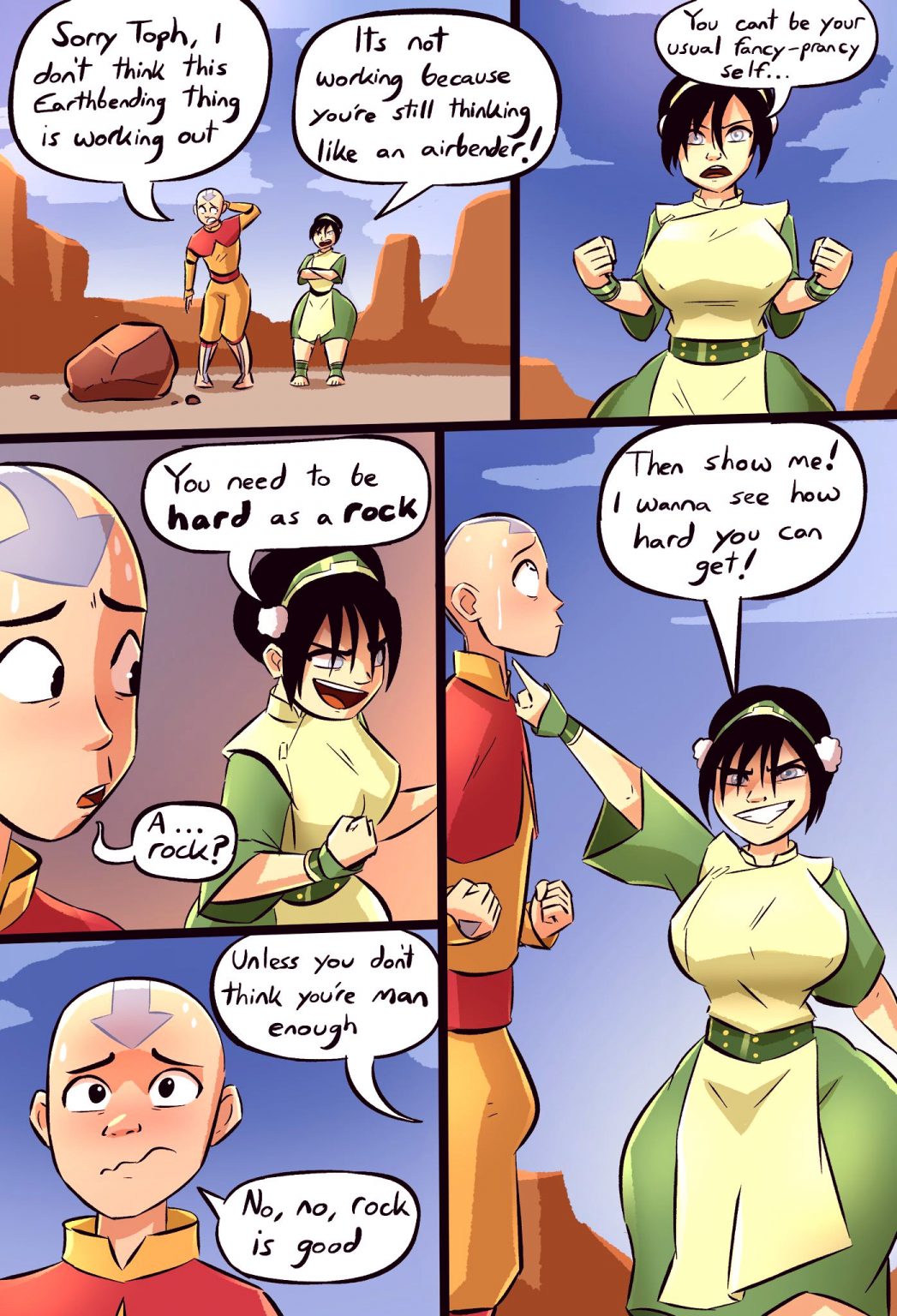 Thic toph porn comic picture 1