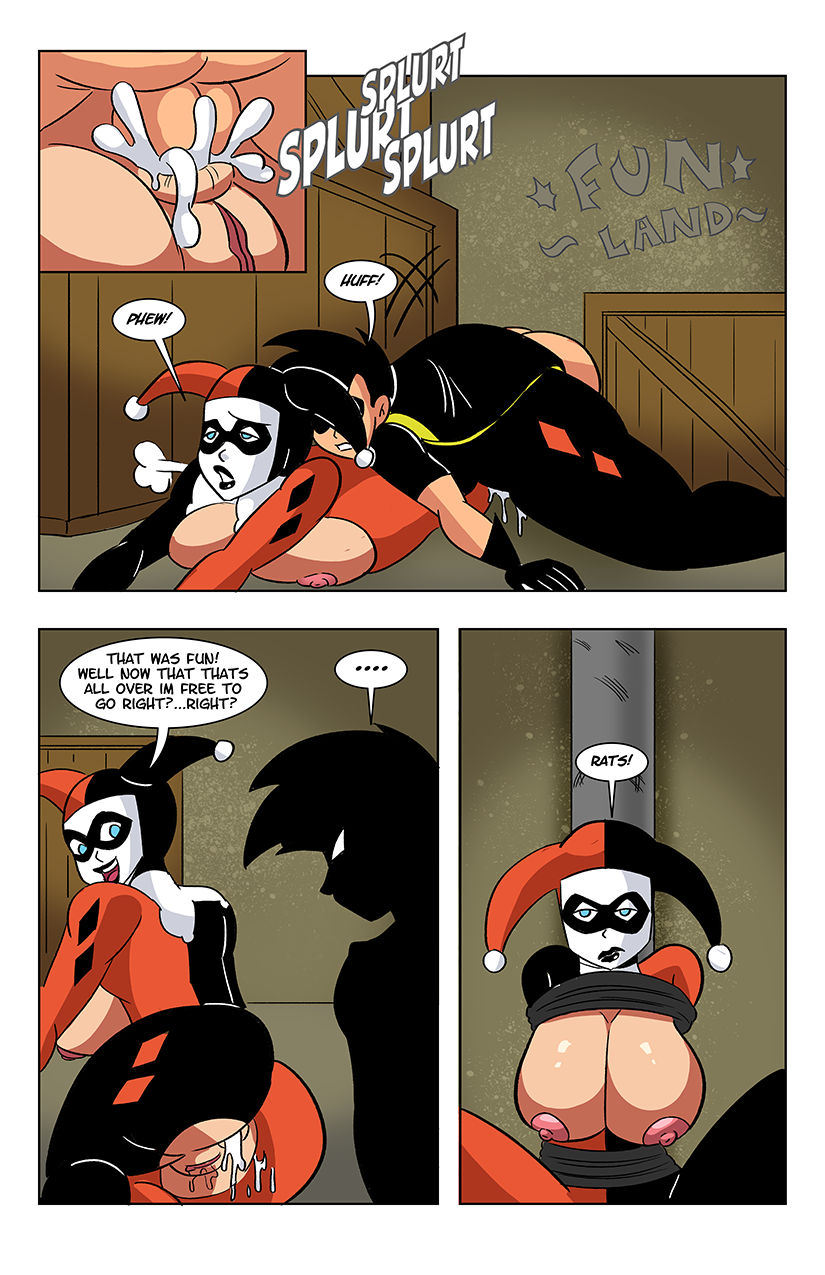 Harley and robin in the deal porn comic picture 8